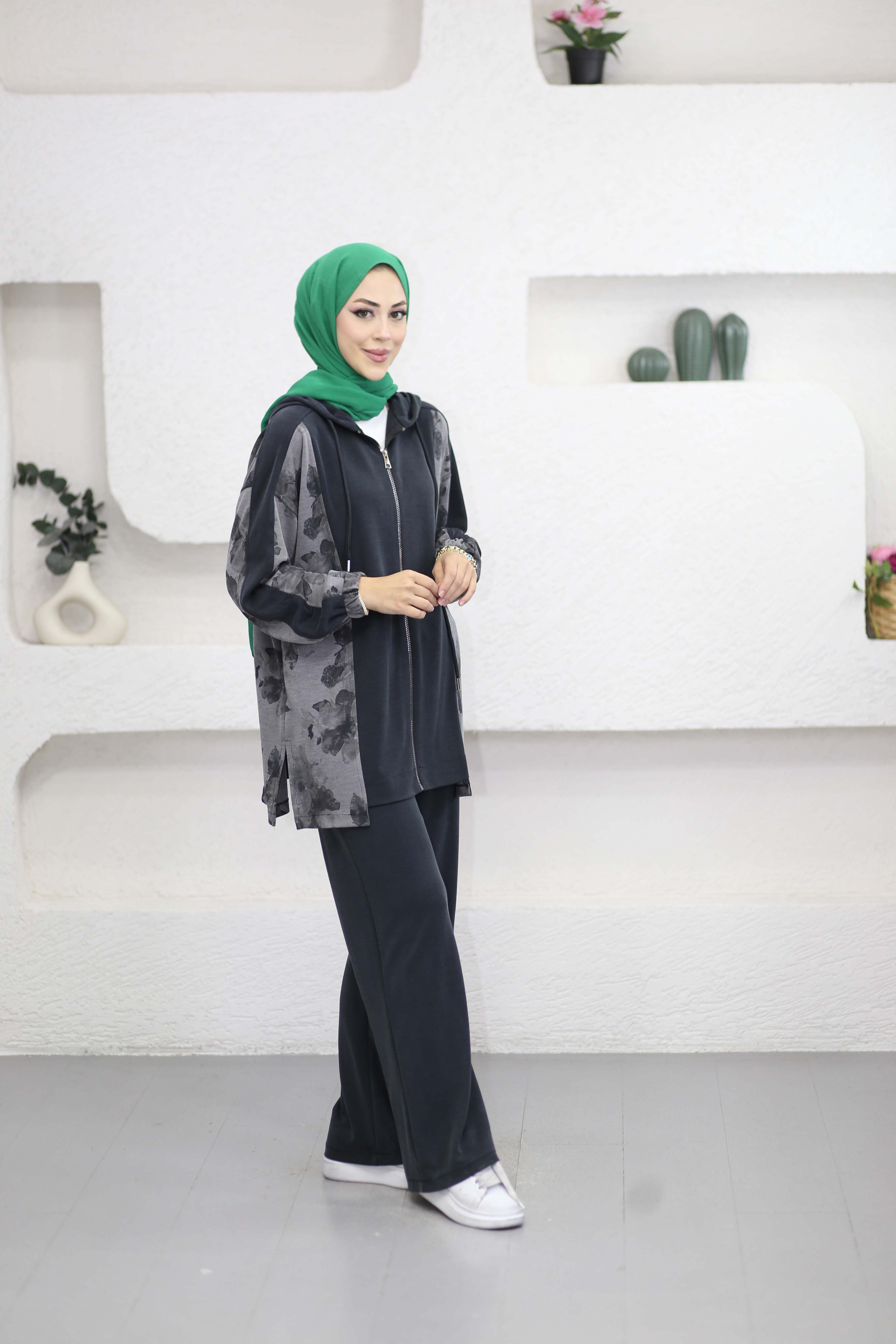 Zeynep Takım Antrasit 70081