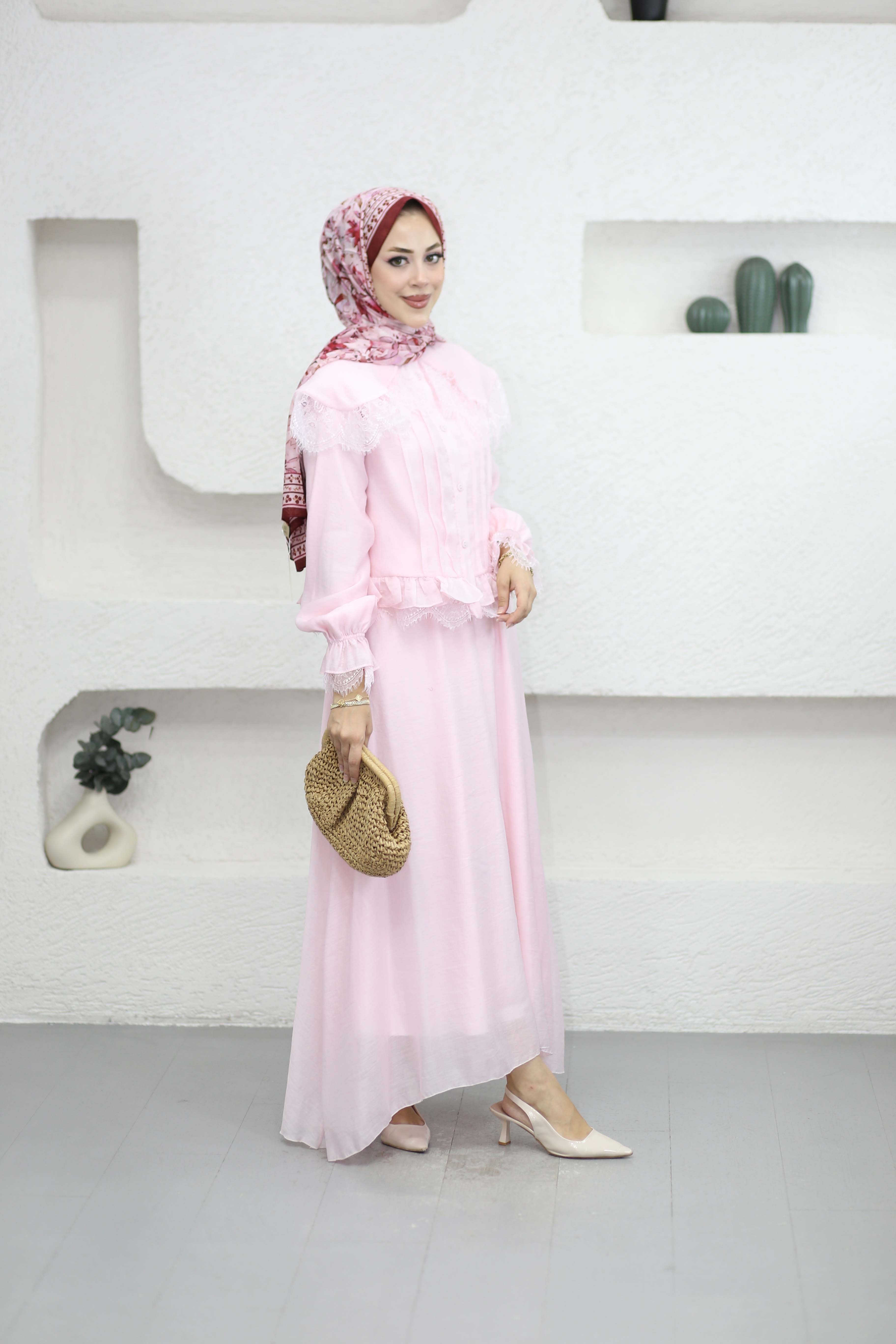 Fraya Takım Pembe 8661