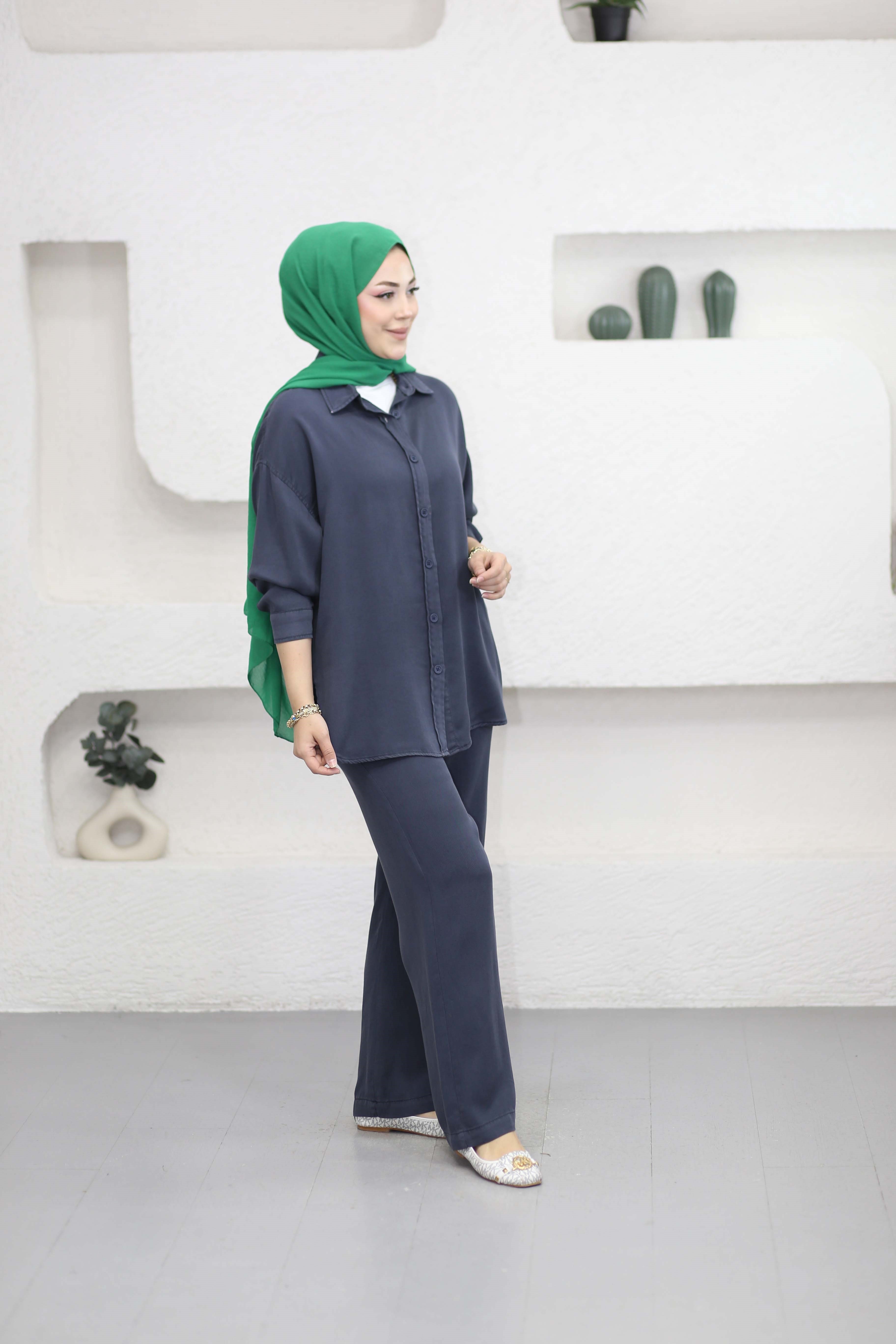 Sena Denim Takım Antrasit 7415