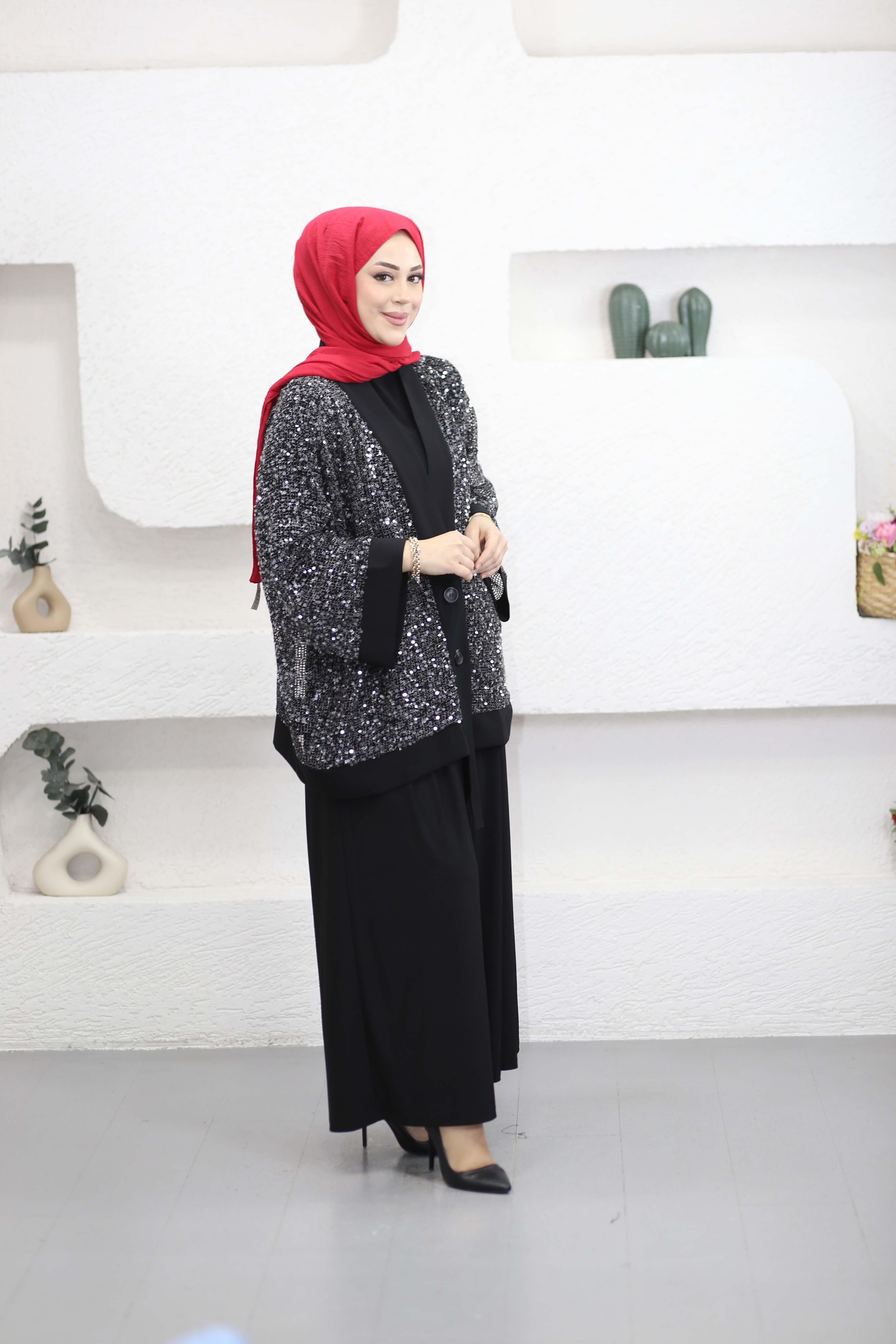 Premium Stil Takım Siyah 6492