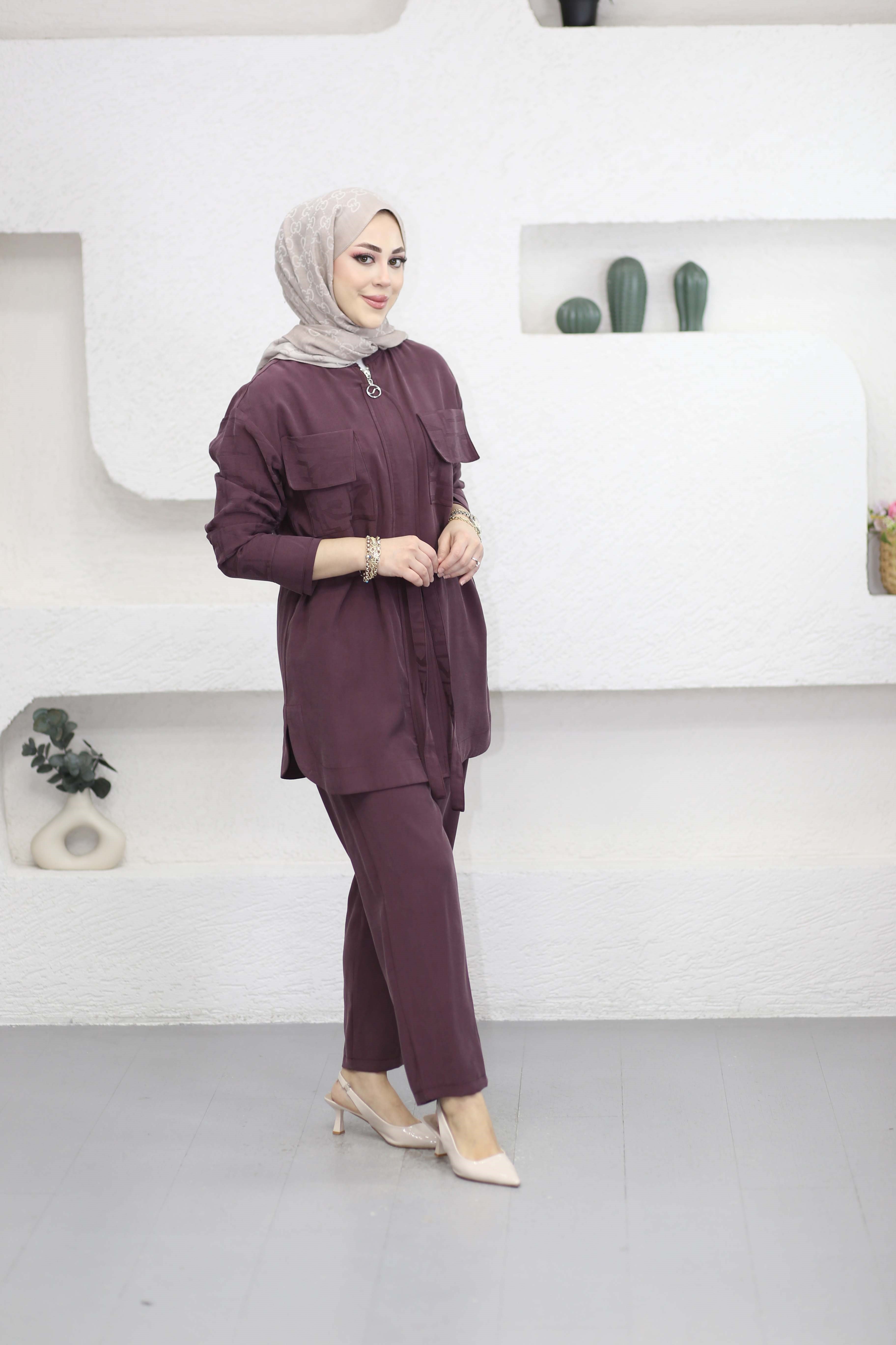 Alya Takım Bordo 1530