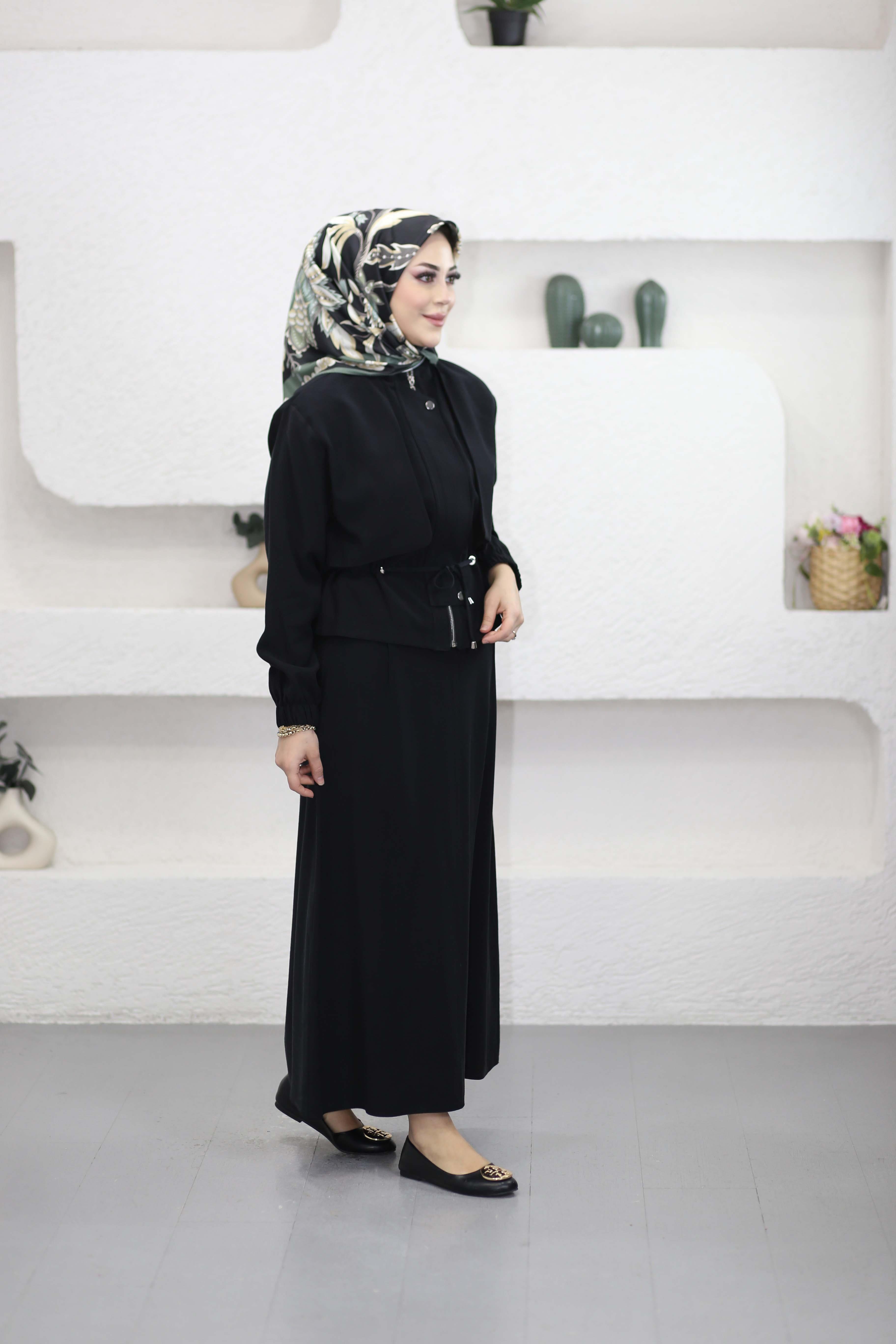 Nevra Etekli Takım Siyah 1468