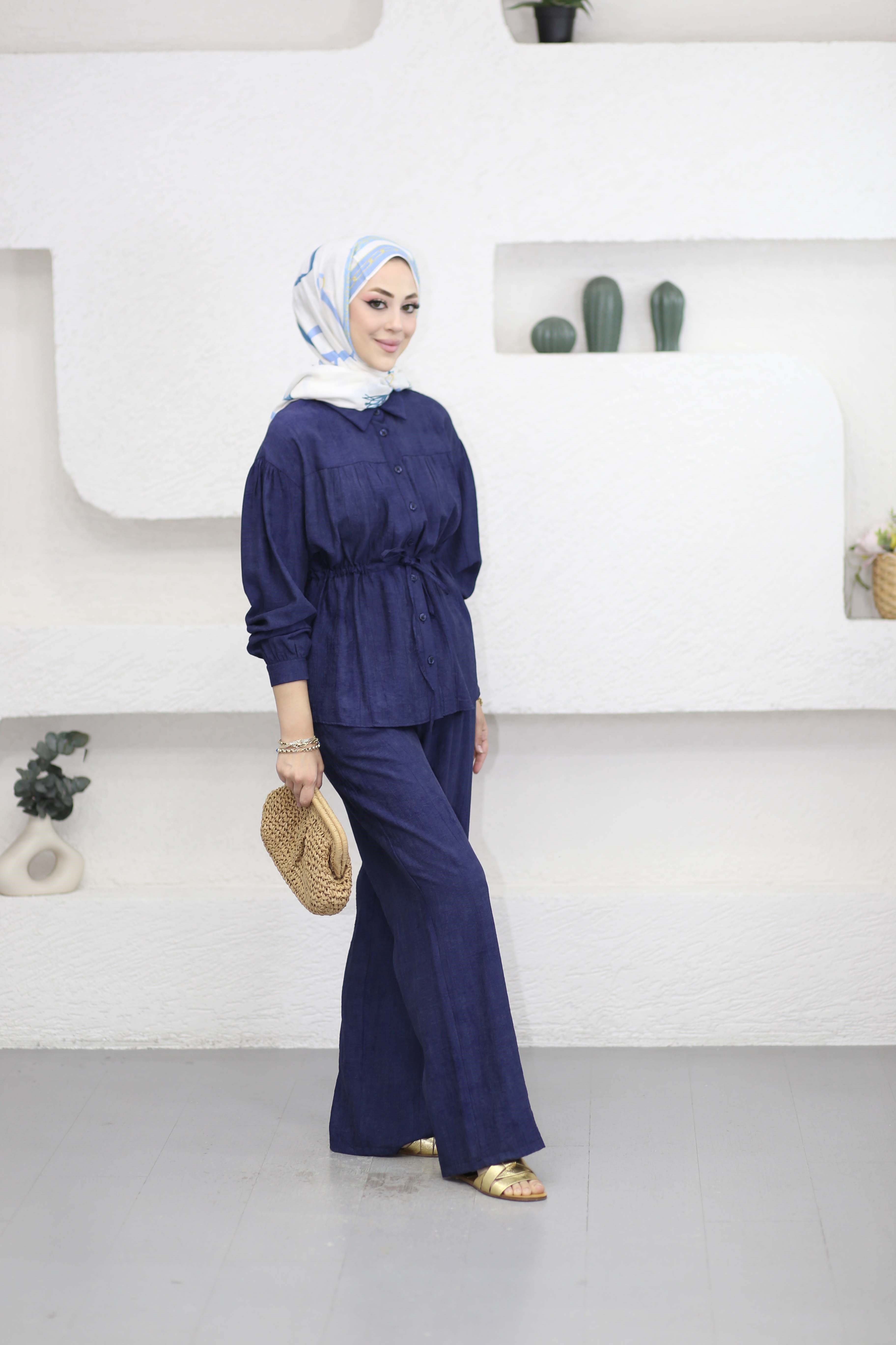 Zişan Takım Lacivert 8221