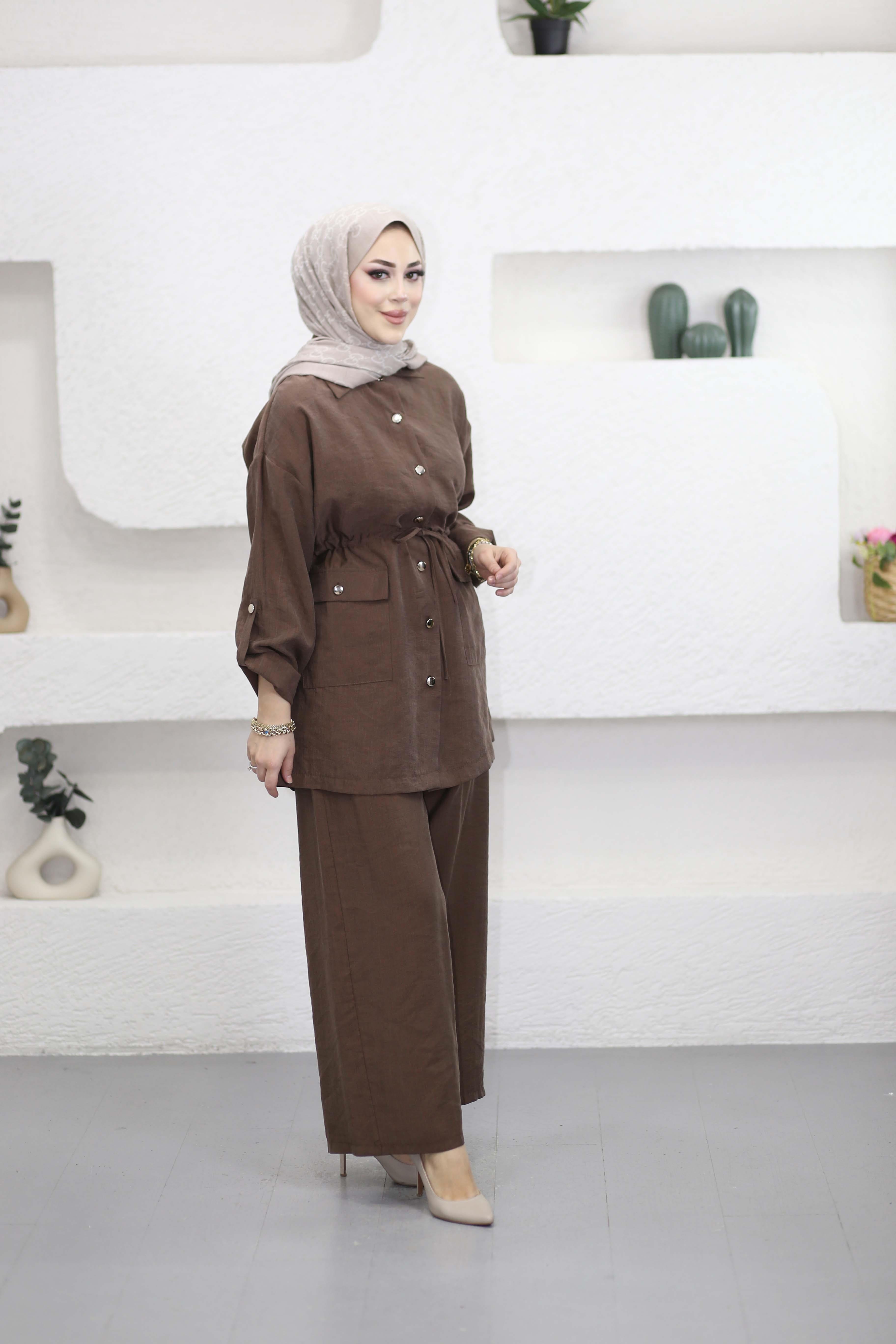 Sahra Takım Kahverengi 3184