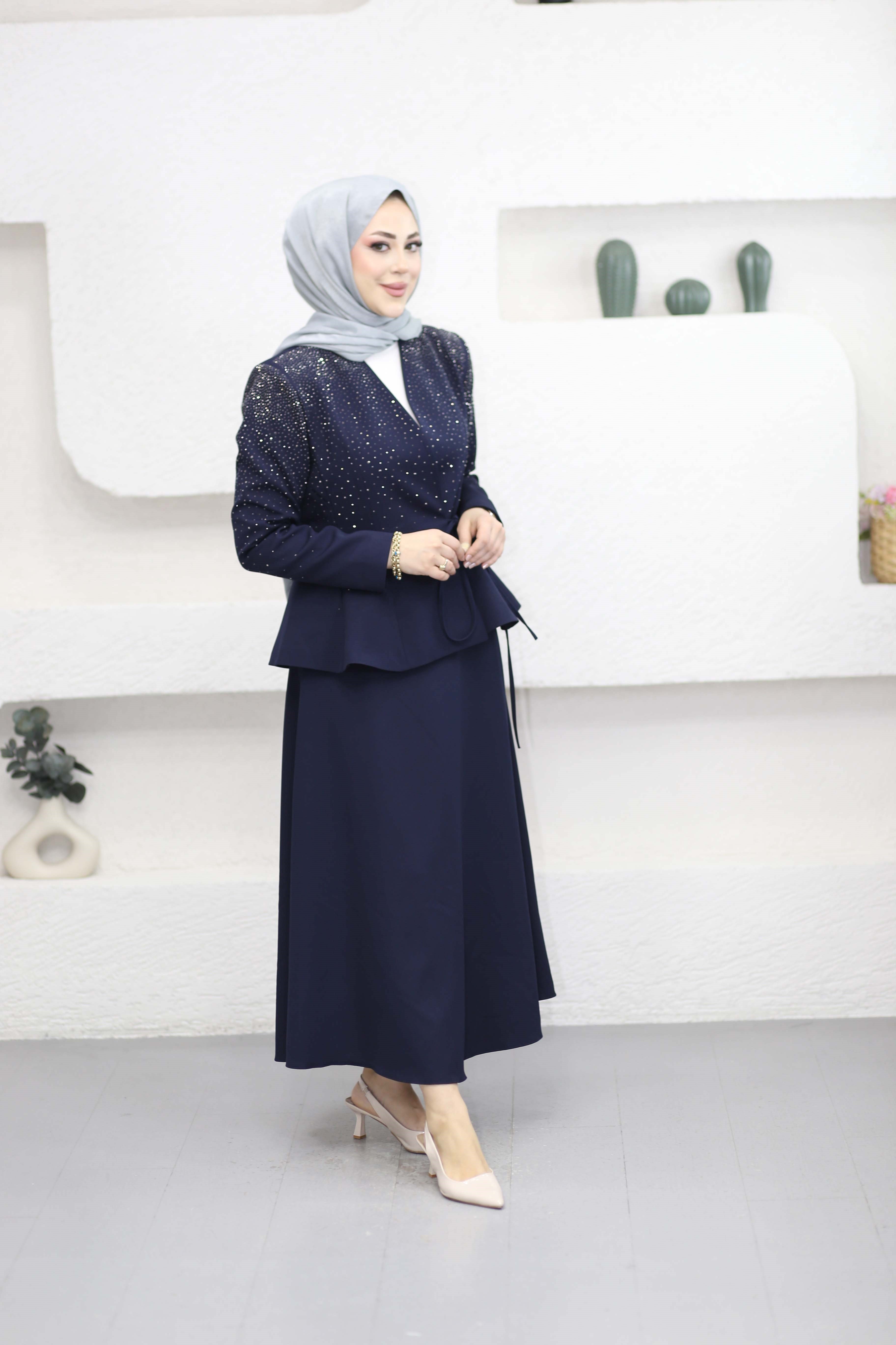 Shine Etekli Takım Lacivert 7292