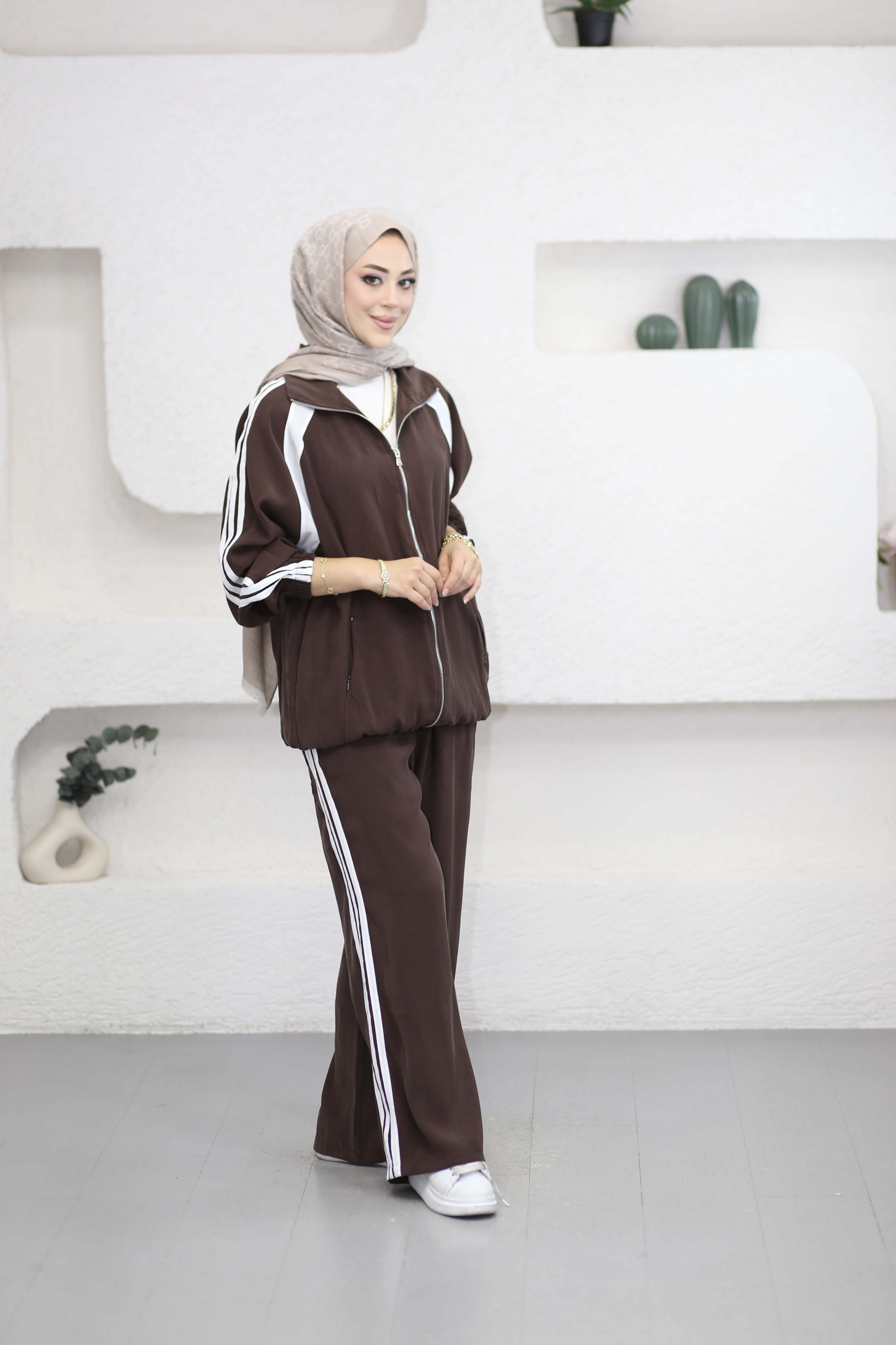 Zeynep Takım Kahverengi 099