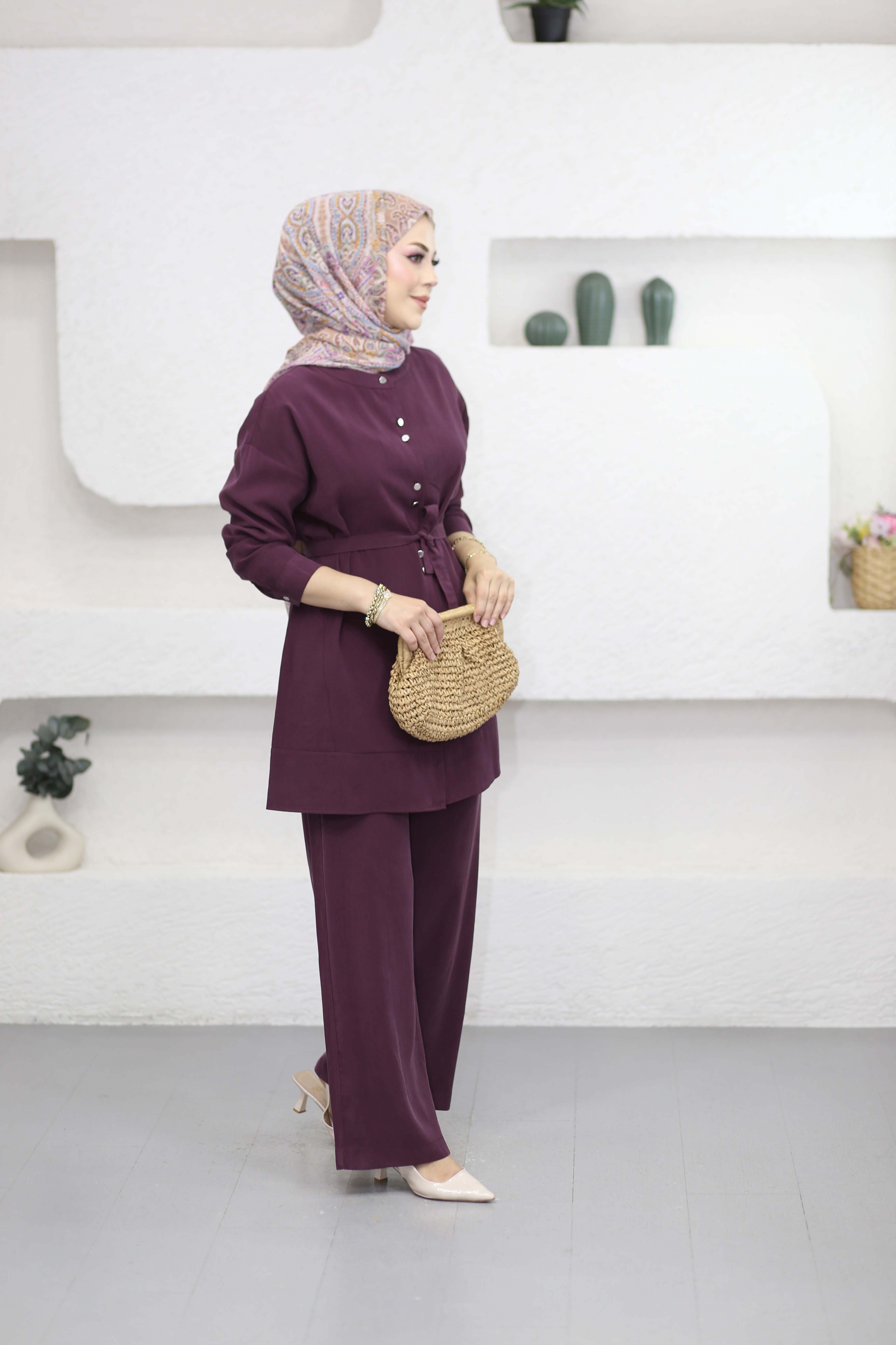 Aslı Takım Mürdüm 7532