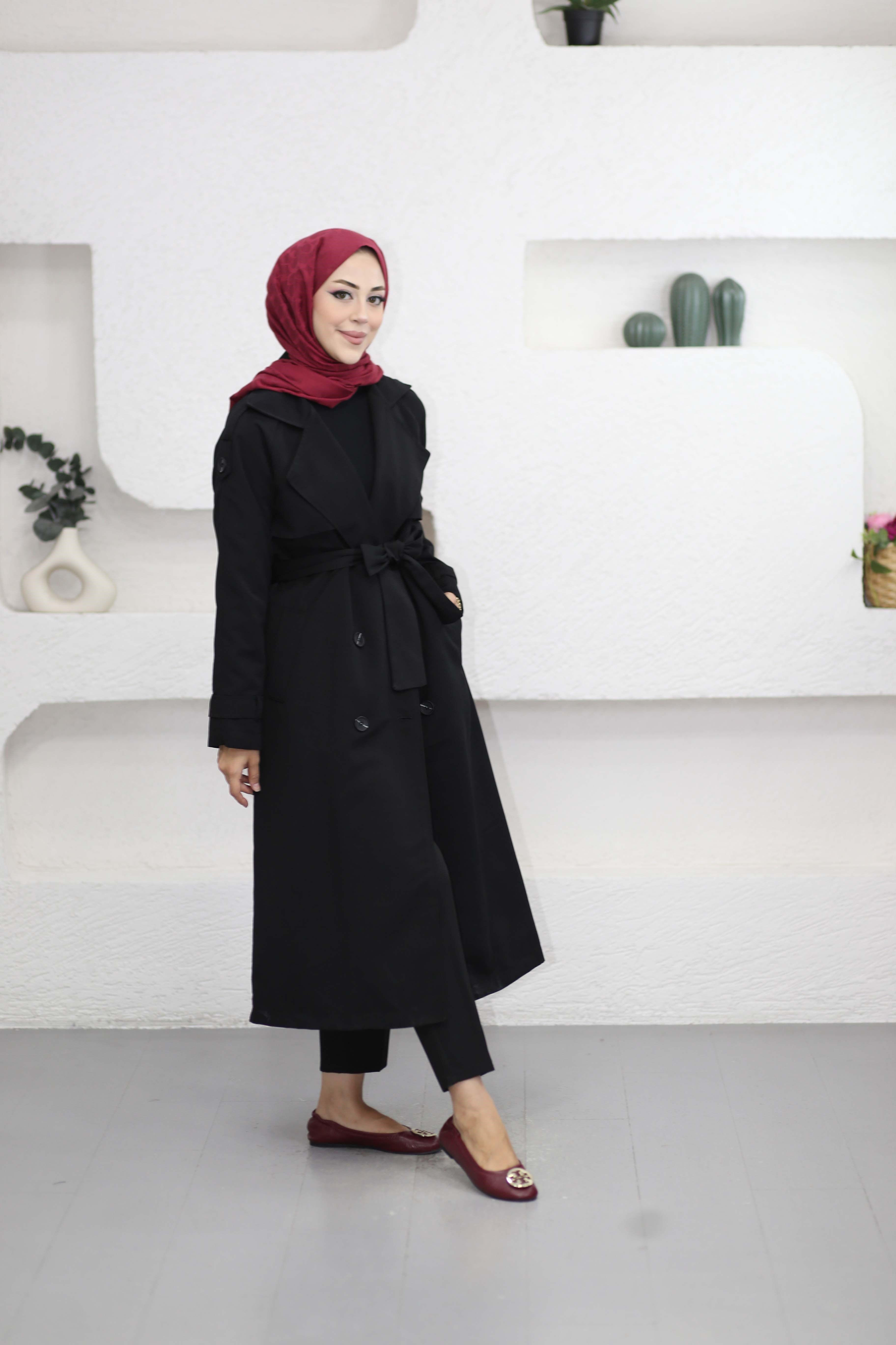 Şeyda Trenç Siyah 4042