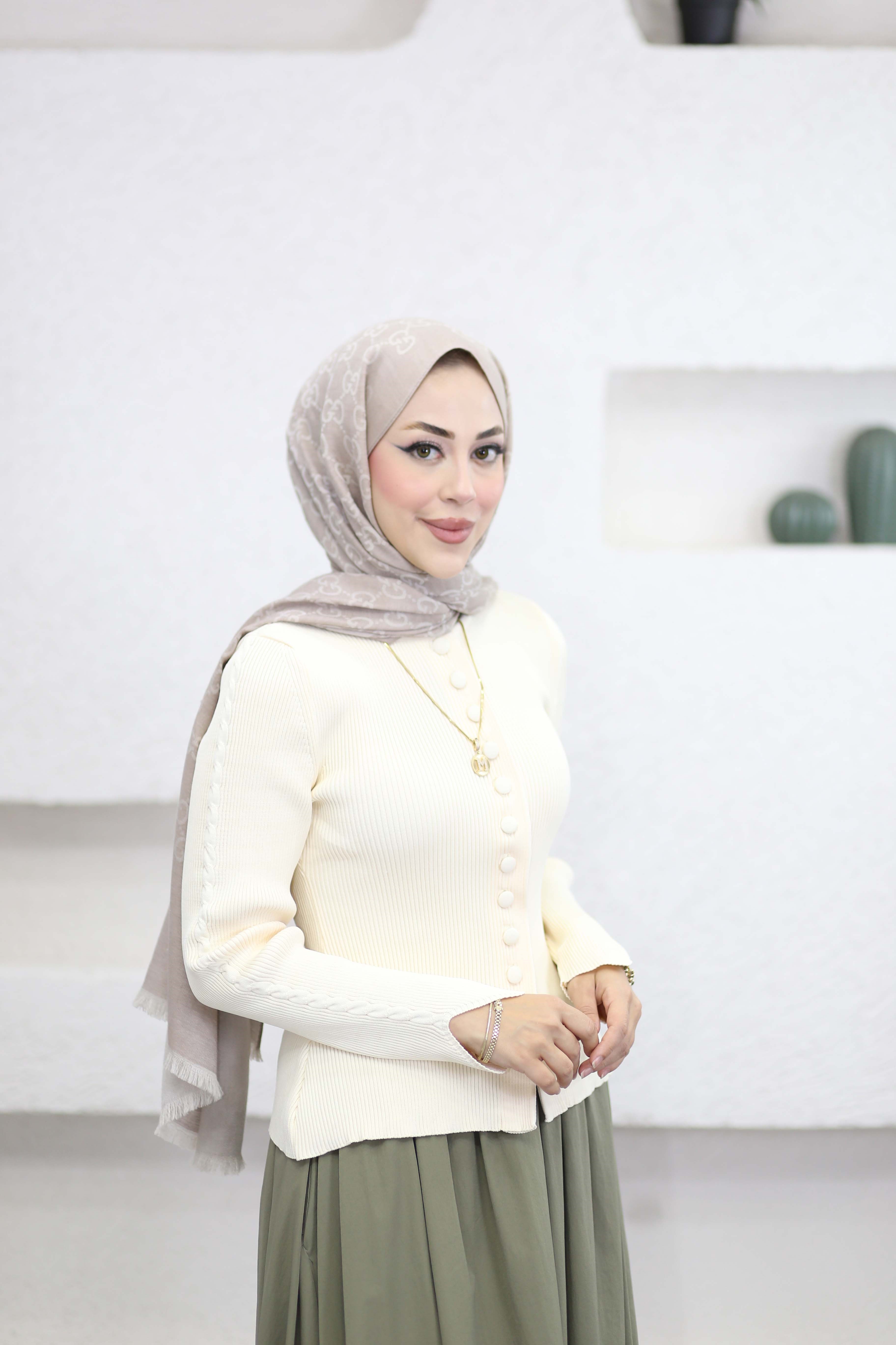 Fitilli Triko Badi Krem 27013