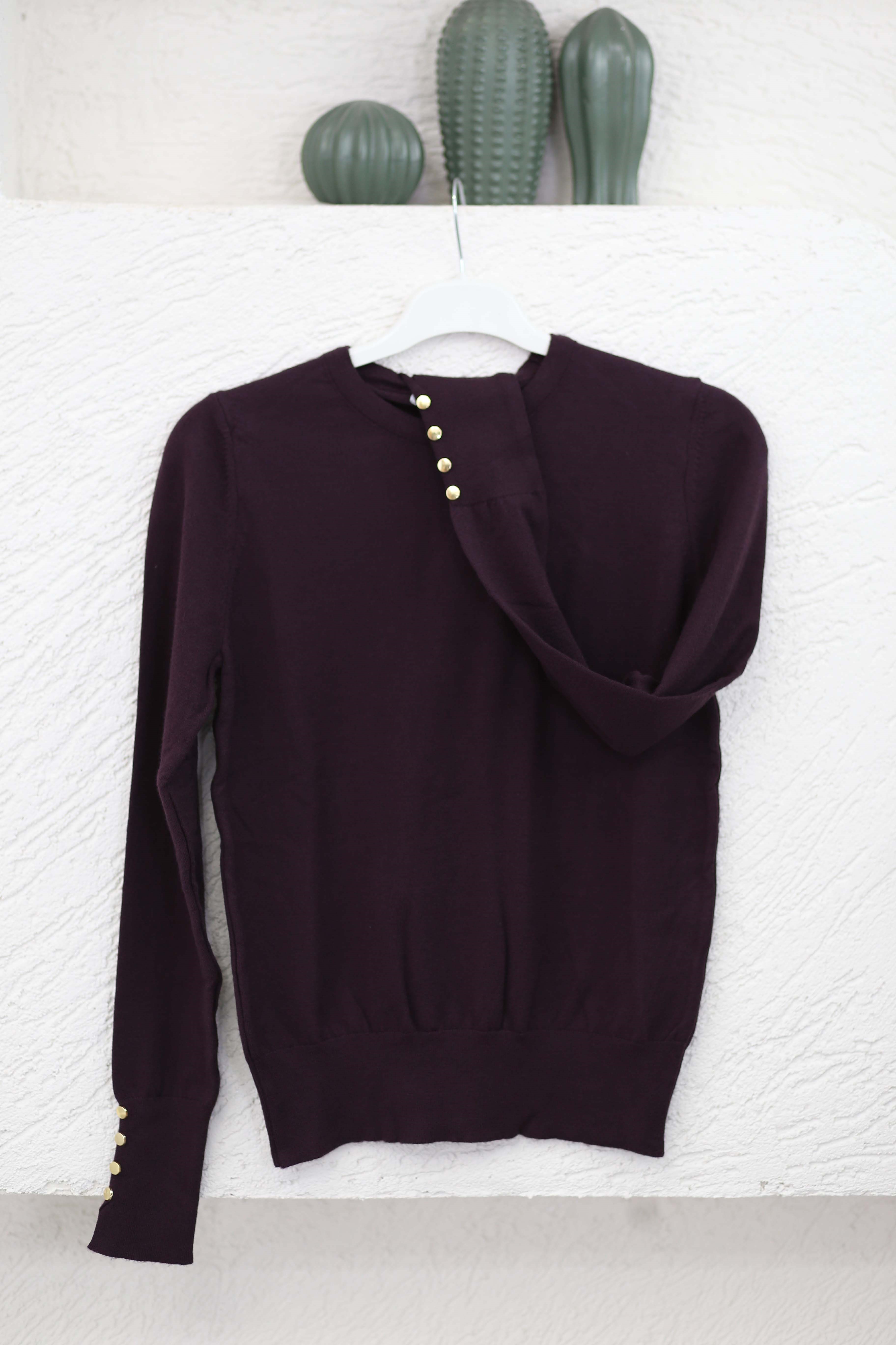 Zara Triko Badi Mor 6116