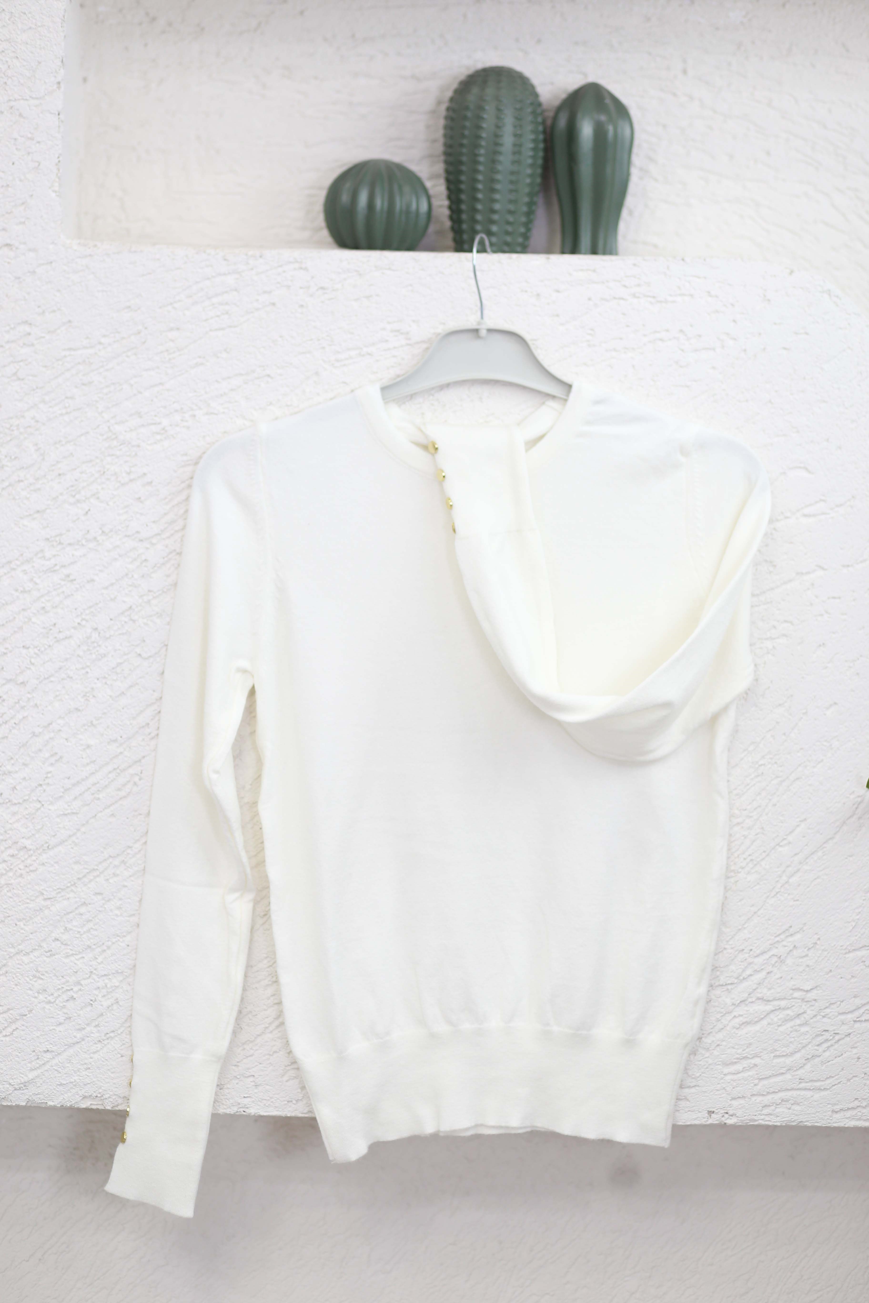 Zara Triko Badi Ekru 6116