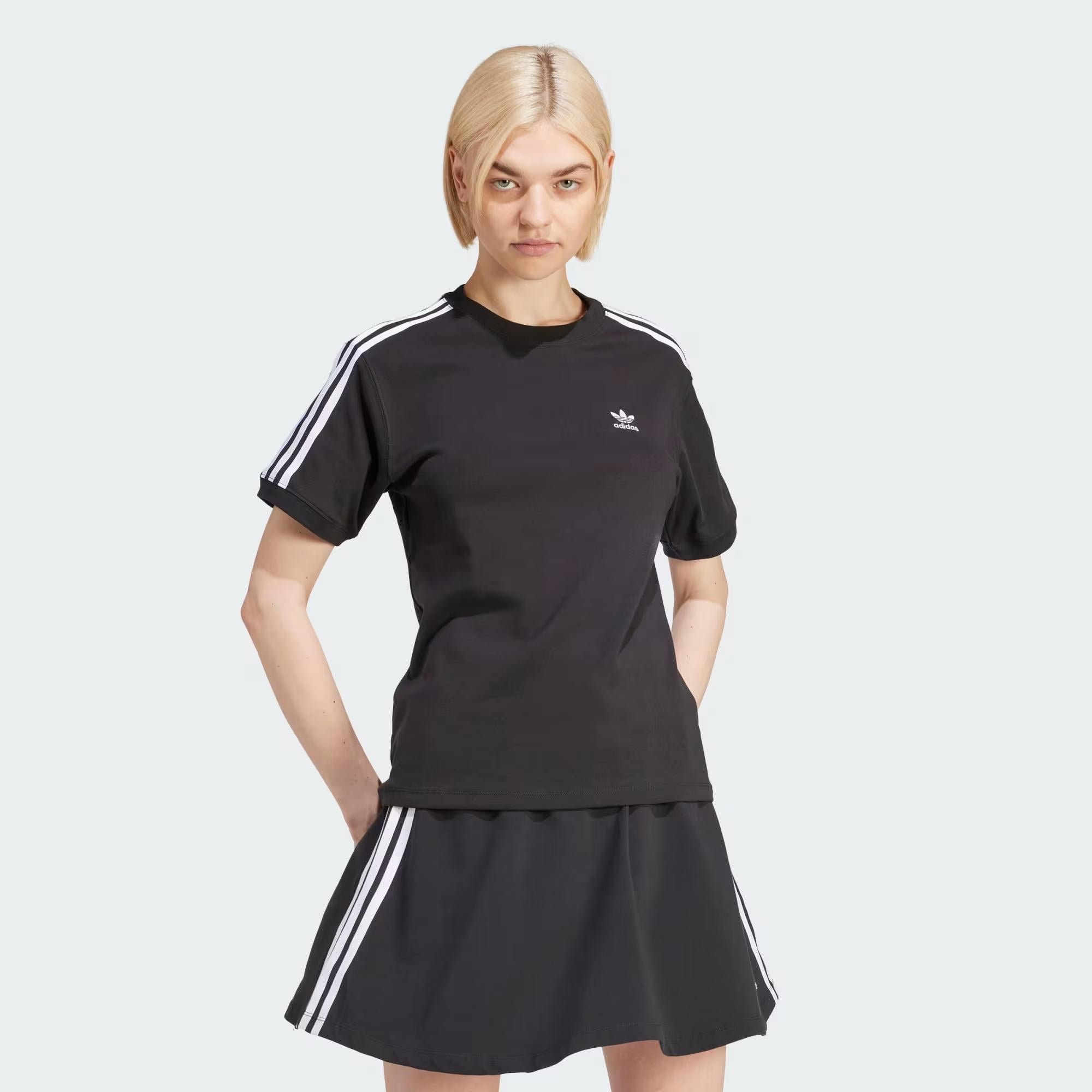 3 STRIPE TEE - ADIDAS SIYAH