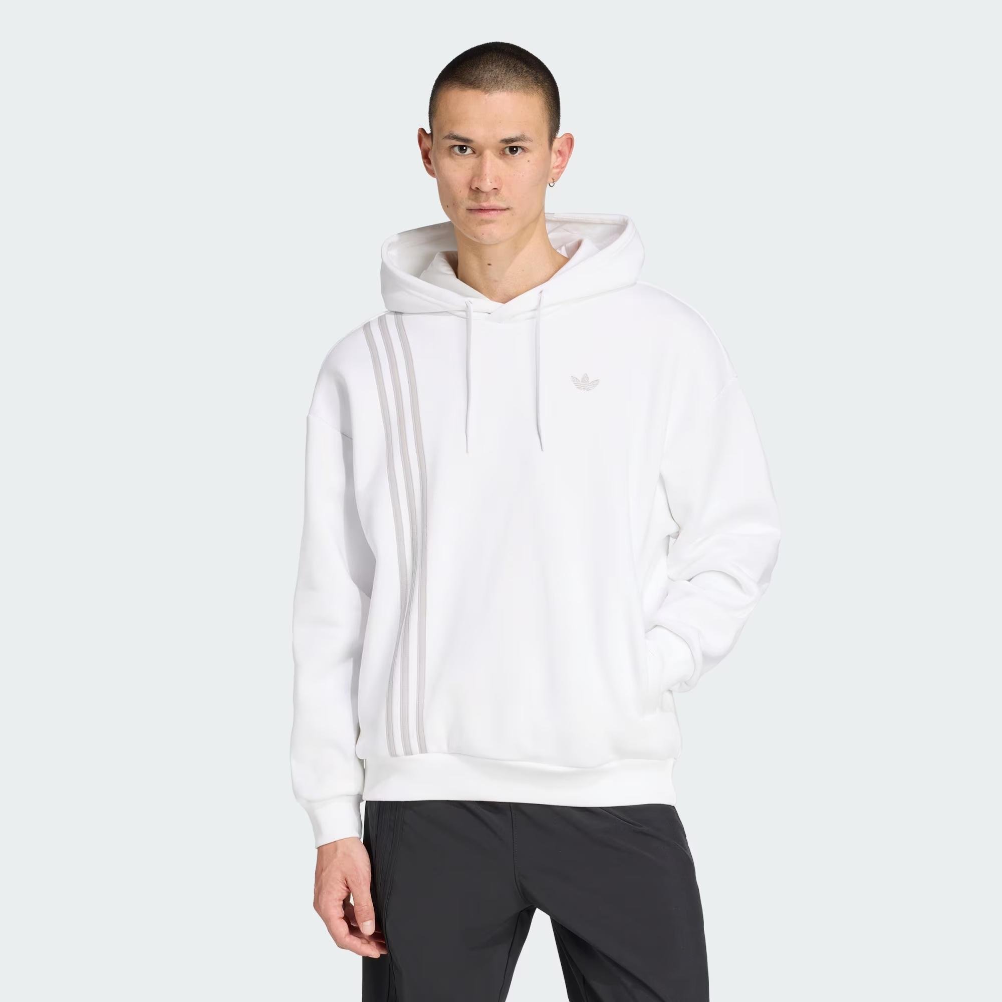adidas Front Stripes Erkek Sweatshirt