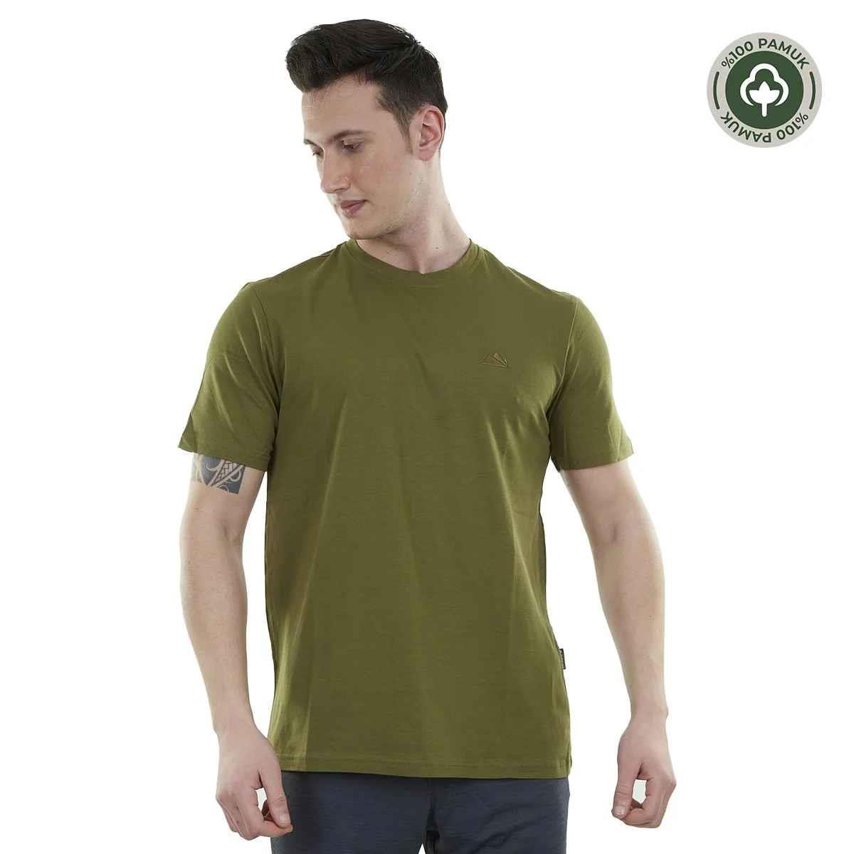Alpinist Lucid Erkek T-shirt - HAKI