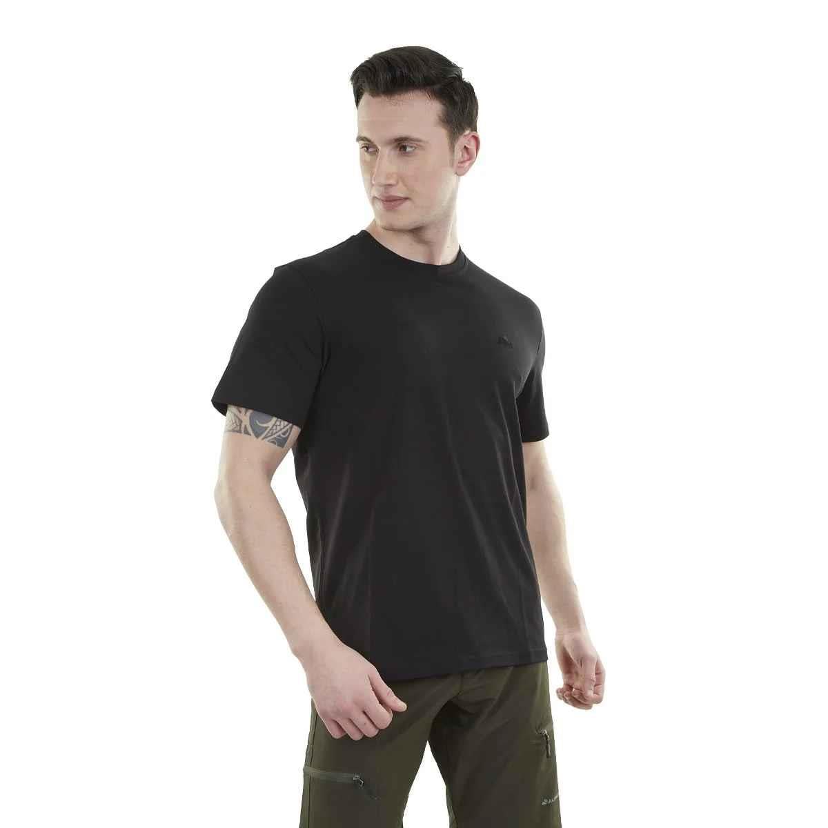 Alpinist Lucid Erkek T-shirt - SIYAH