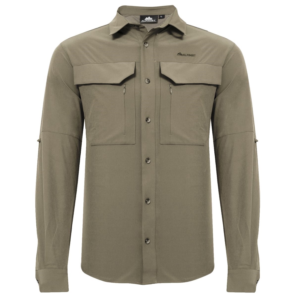 Alpinist Natriks Uzun Kollu Erkek Gömlek - SAND