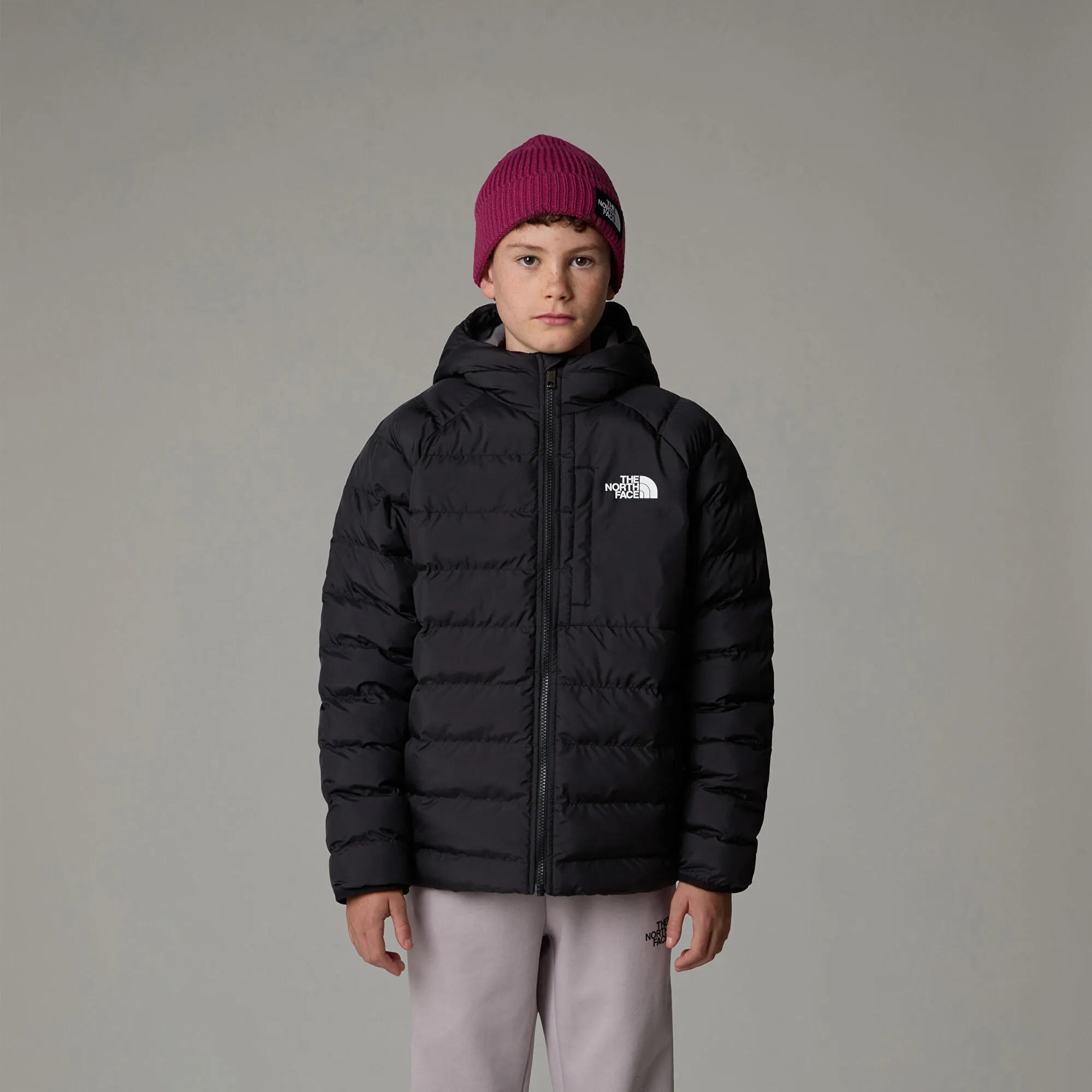 B REVERSIBLE PERRITO HOODED JACKET - SIYAH