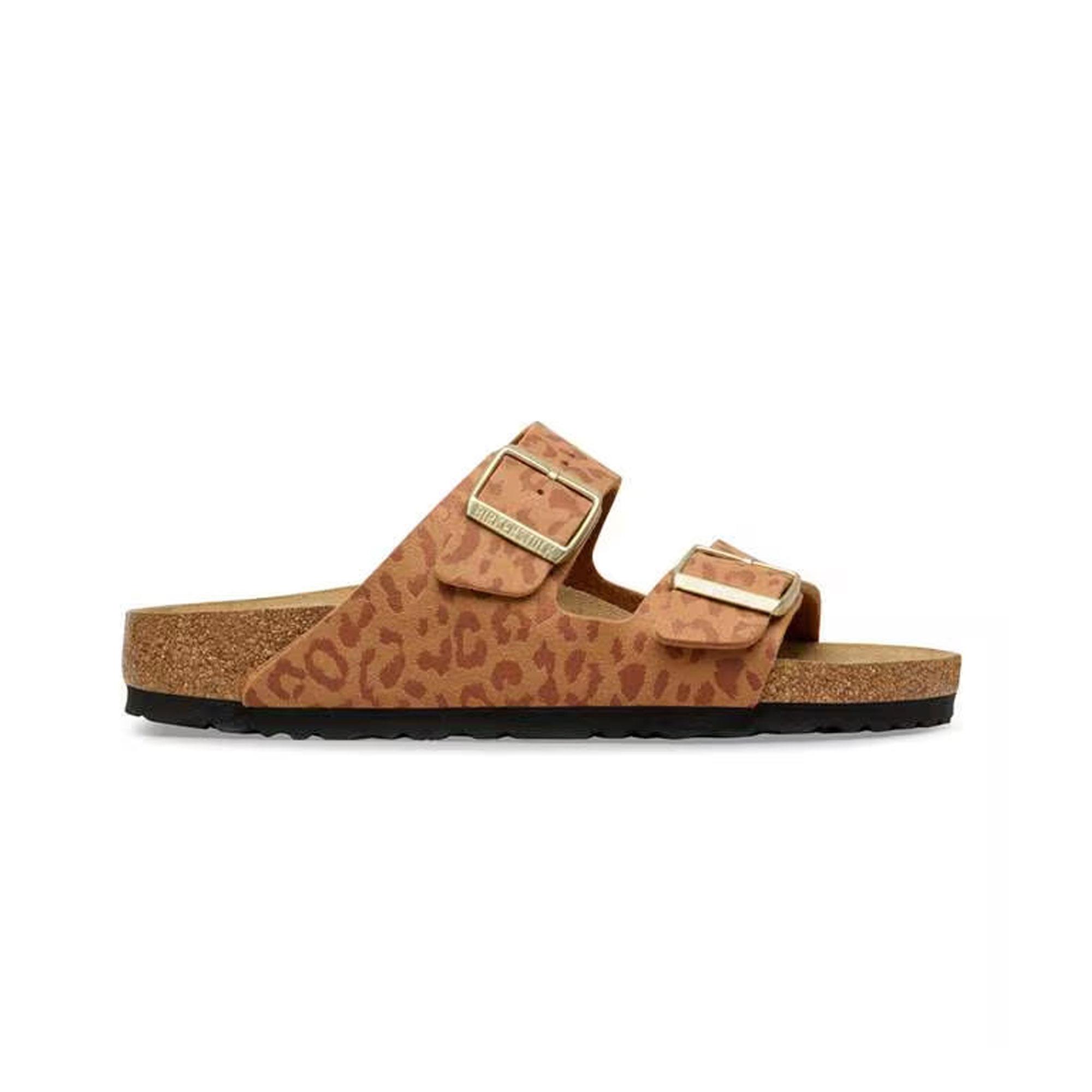 BIRKENSTOCK ARIZONA SYN LEOPARD TERLİK - CEVİZ