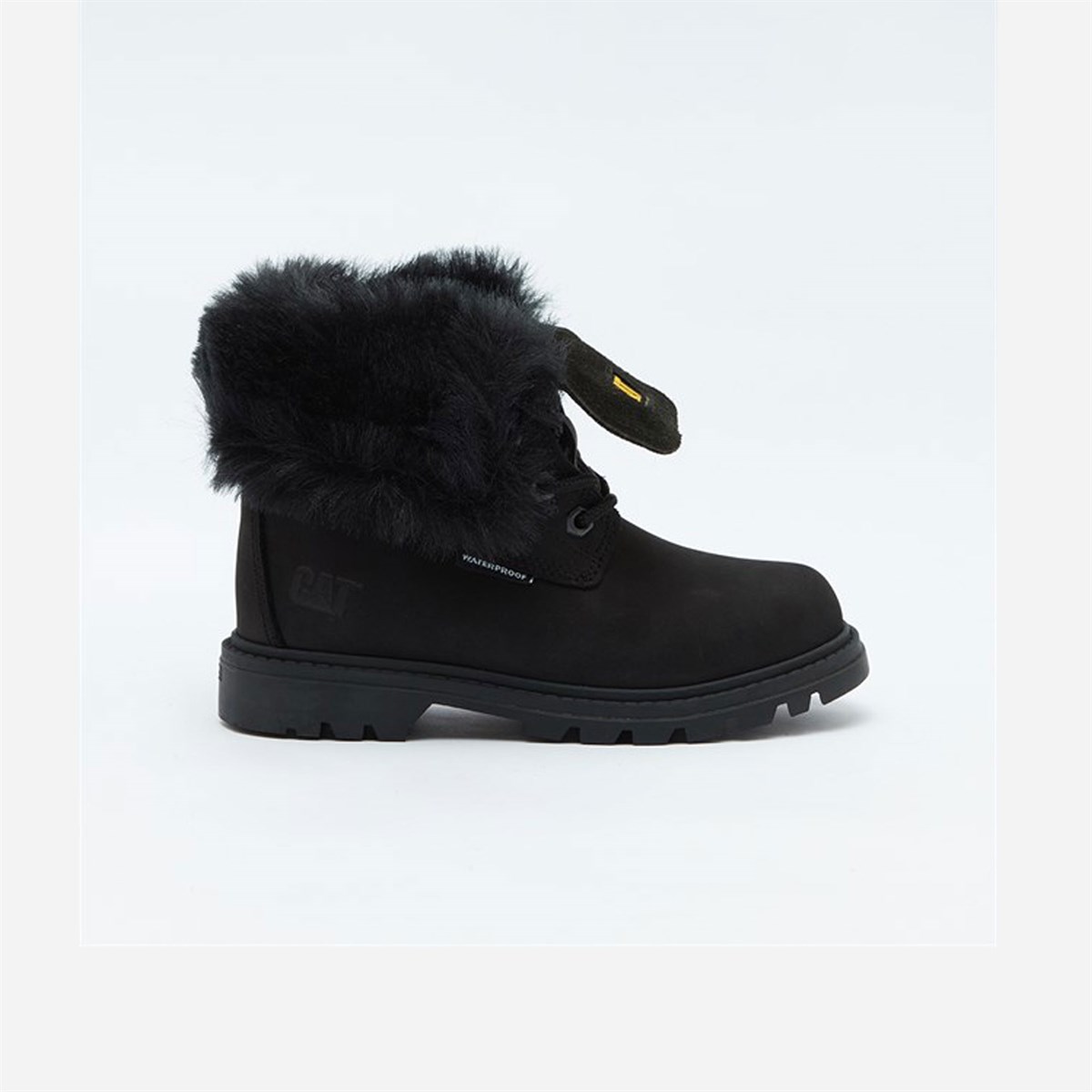 CATERPILLAR UTAH FUR WP ÇOCUK BOT - SİYAH(NUBUK)