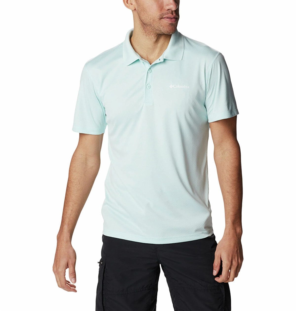 Columbia Zero Rules Polo Shirt Erkek Tişört - BEYAZ KIRIK