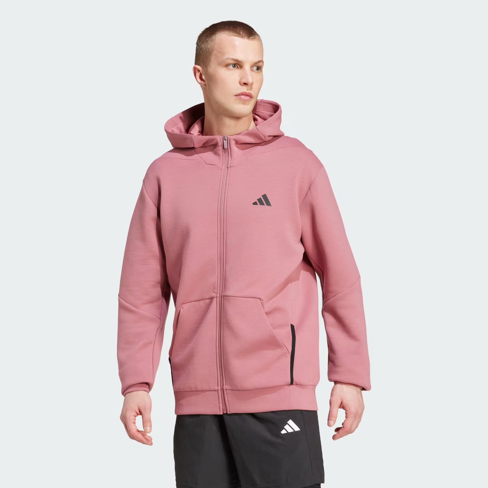 D4T FULL-ZIP HO - ADIDAS SIYAH