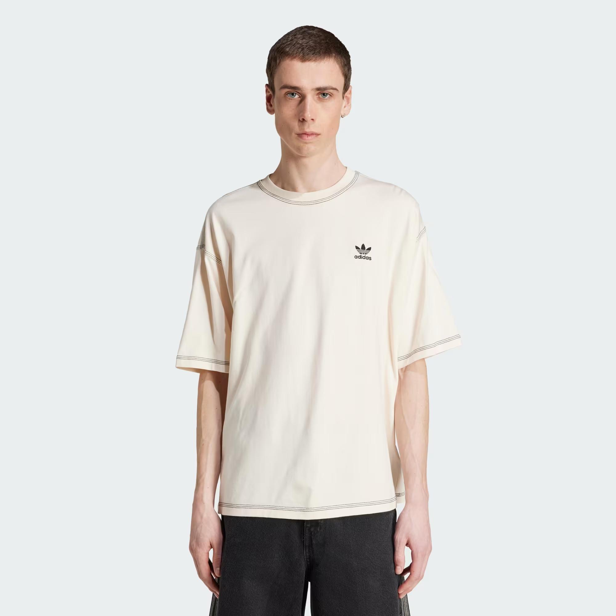 ESSENTIALS TEE - ADIDAS SIYAH