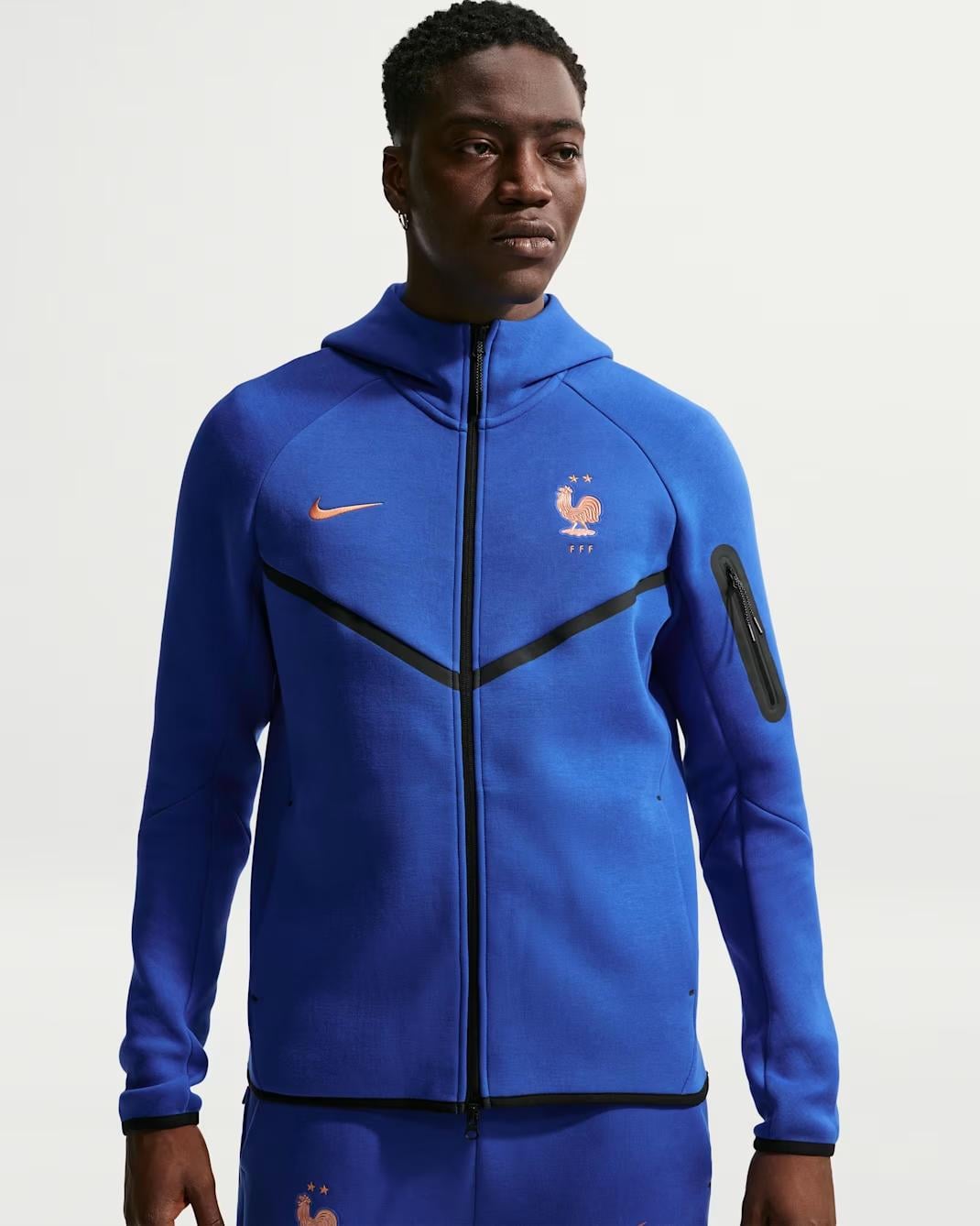FFF M NK TCH FLC FZ WR HOODIE - CAM GÖBEĞİ