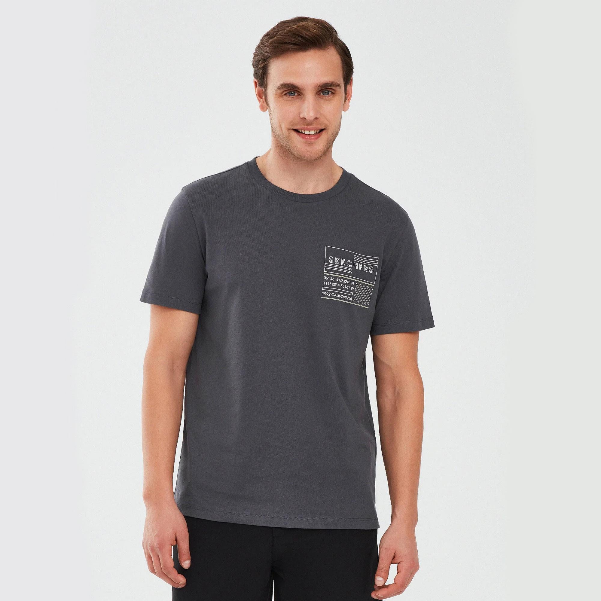 Graphic T-Shirt M Short Sleeve - GRİ