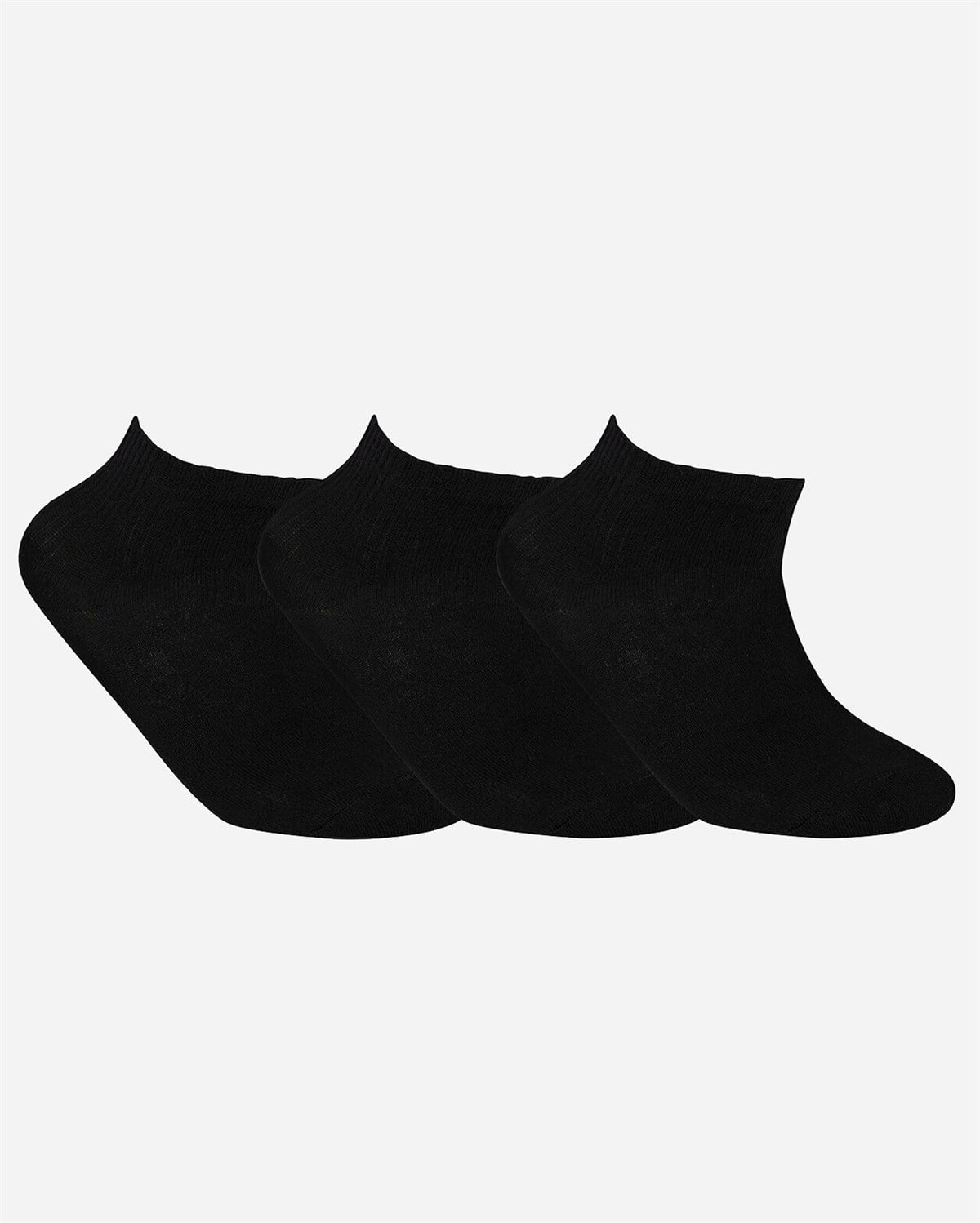 J SKX NOPAD MID CUT SOCKS 3 PACK - SİYAH
