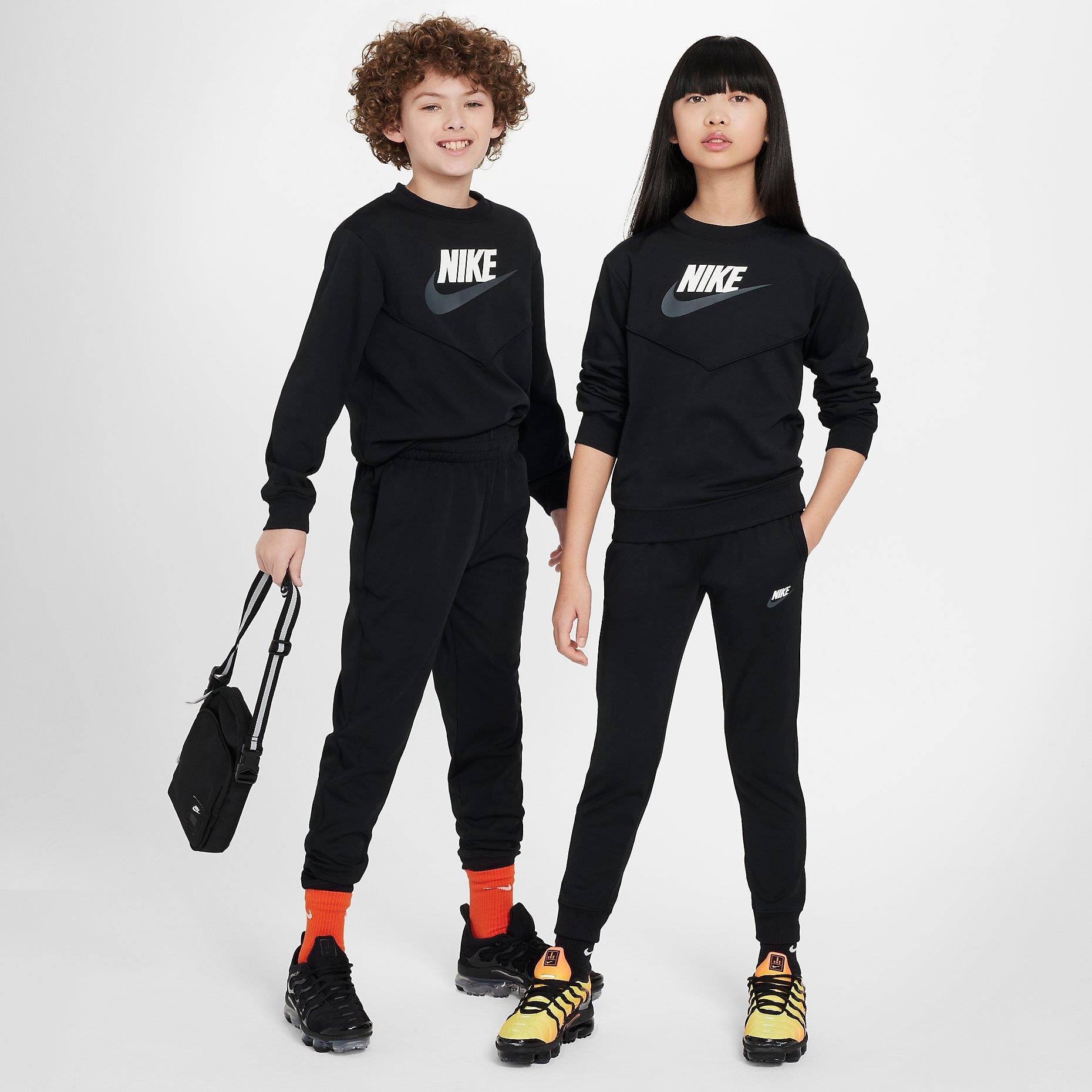 K NSW TRACKSUIT POLY CREW HBR - BEYAZ