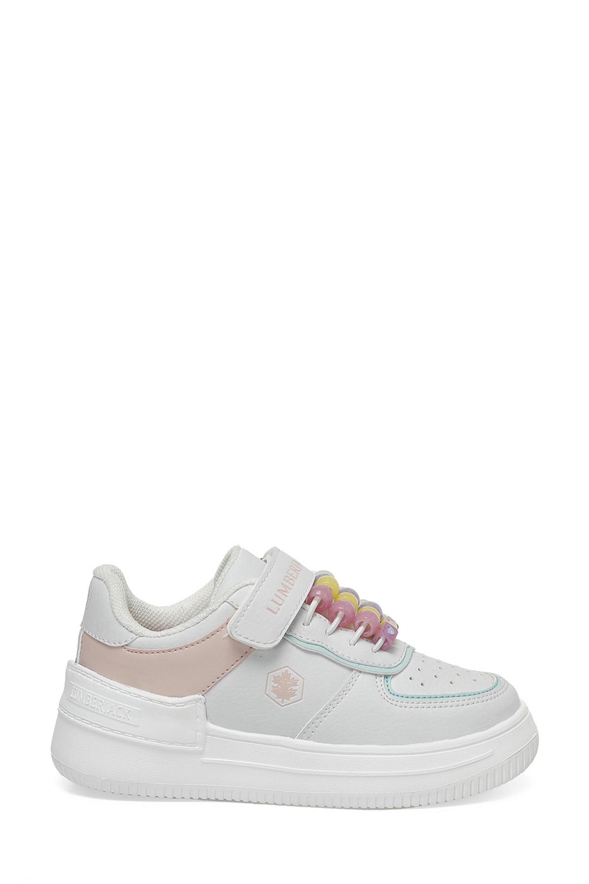 LUMBERJACK FREYA  ÇOCUK AYAKKABI - BEYAZ/PEMBE
