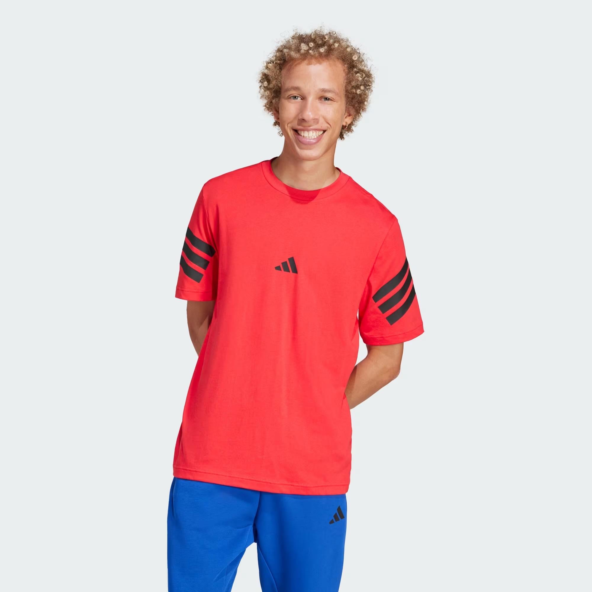 M FI 3S REG T - ADIDAS SIYAH
