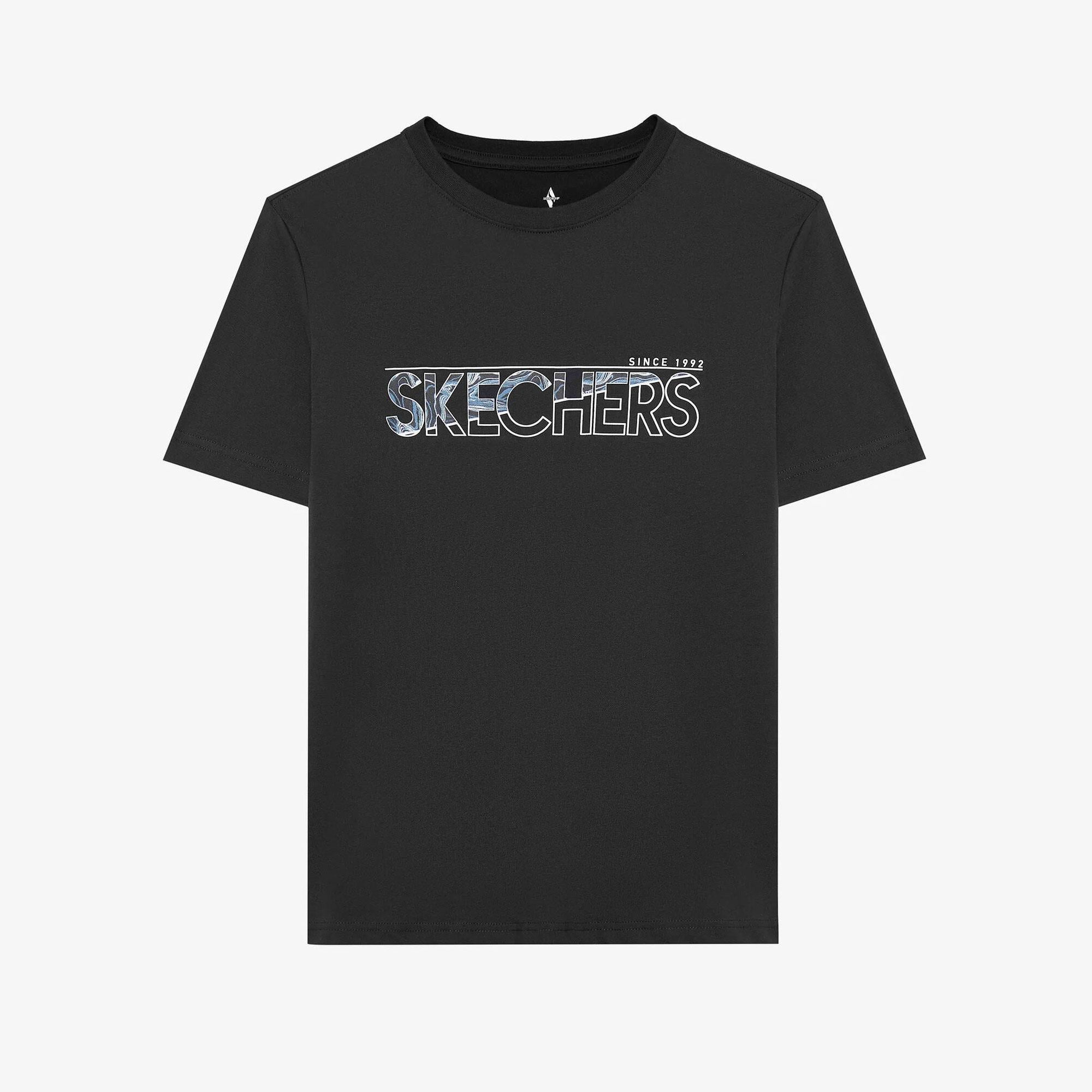 M Graphic Tee Light Weight Regular T-Shirt - SİYAH