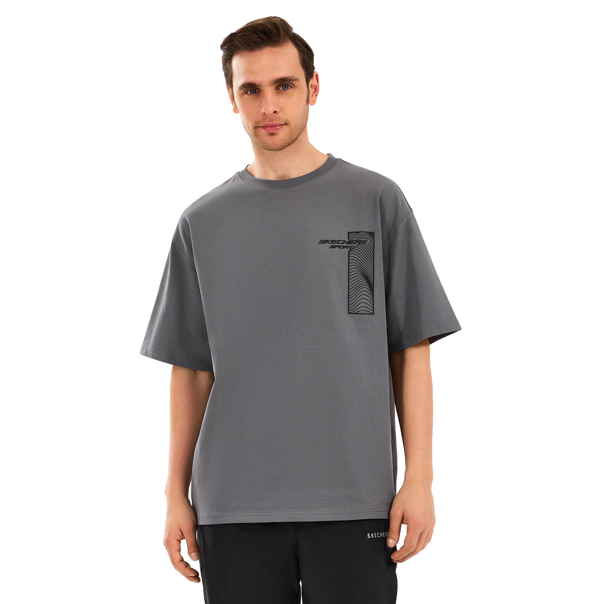 M Heavyweight Graphic Tee T-Shirt - GRİ