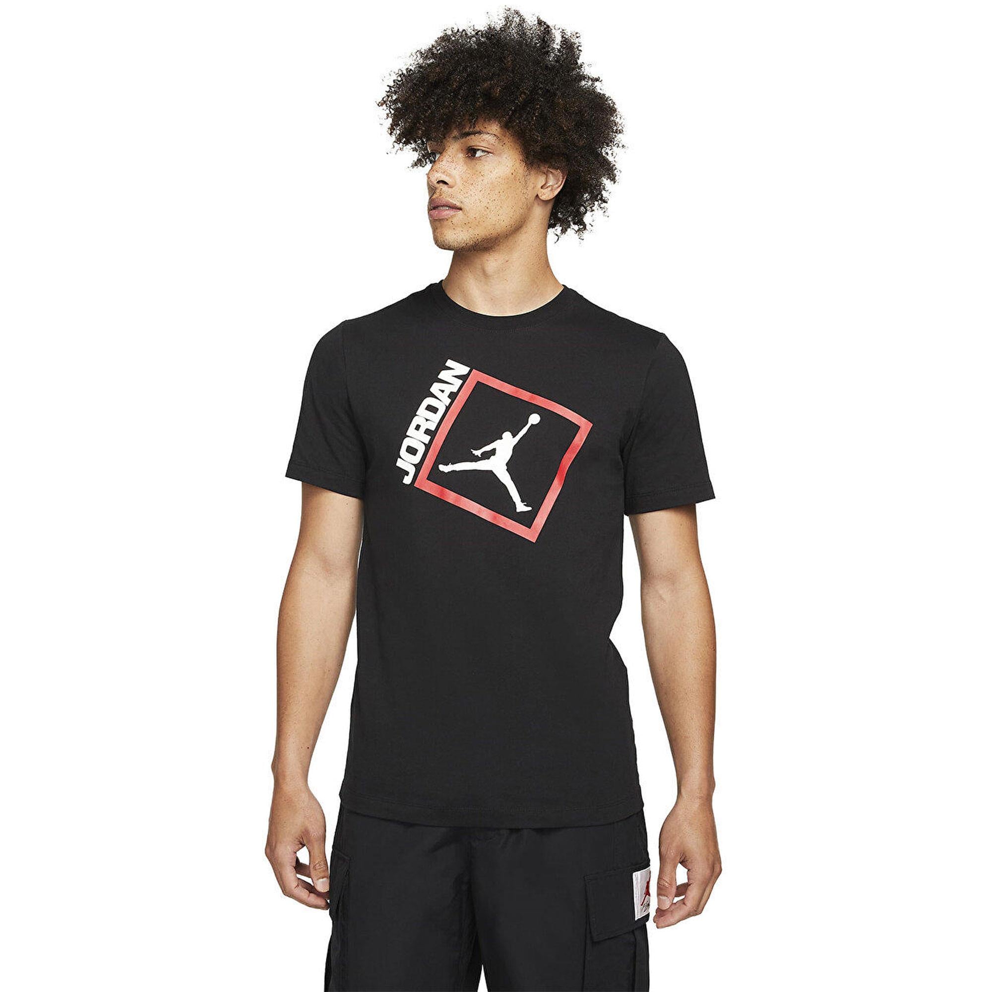 M J JUMPMAN BOX SS CREW - KREM
