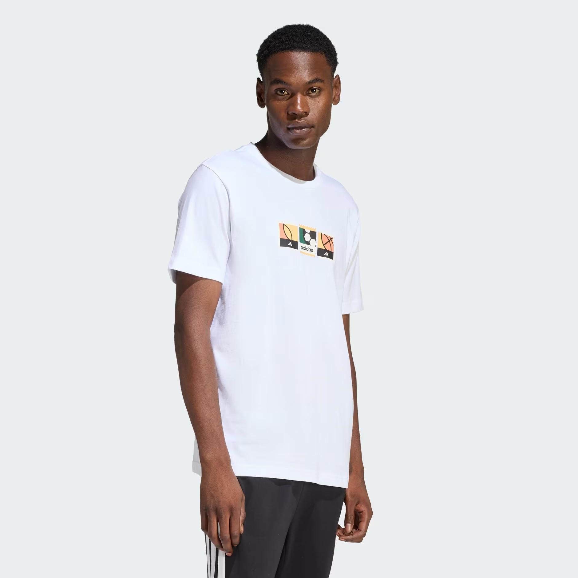M MOS STAMPS T - ADIDAS SIYAH