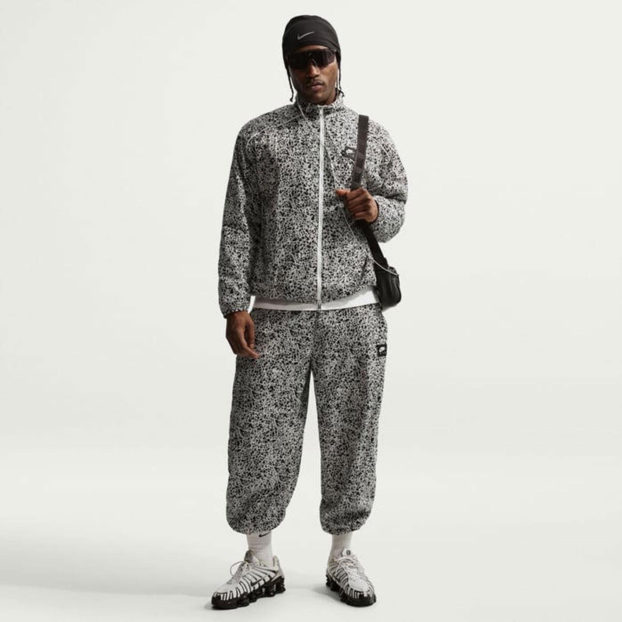 M NIKE AIR WVN AOP JKT - VİZON/GÜMÜŞ