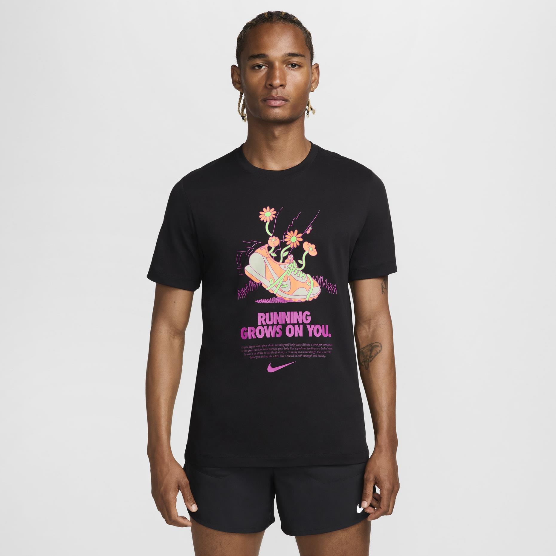 M NK DF TEE RUN DNA FA24 - BEYAZ