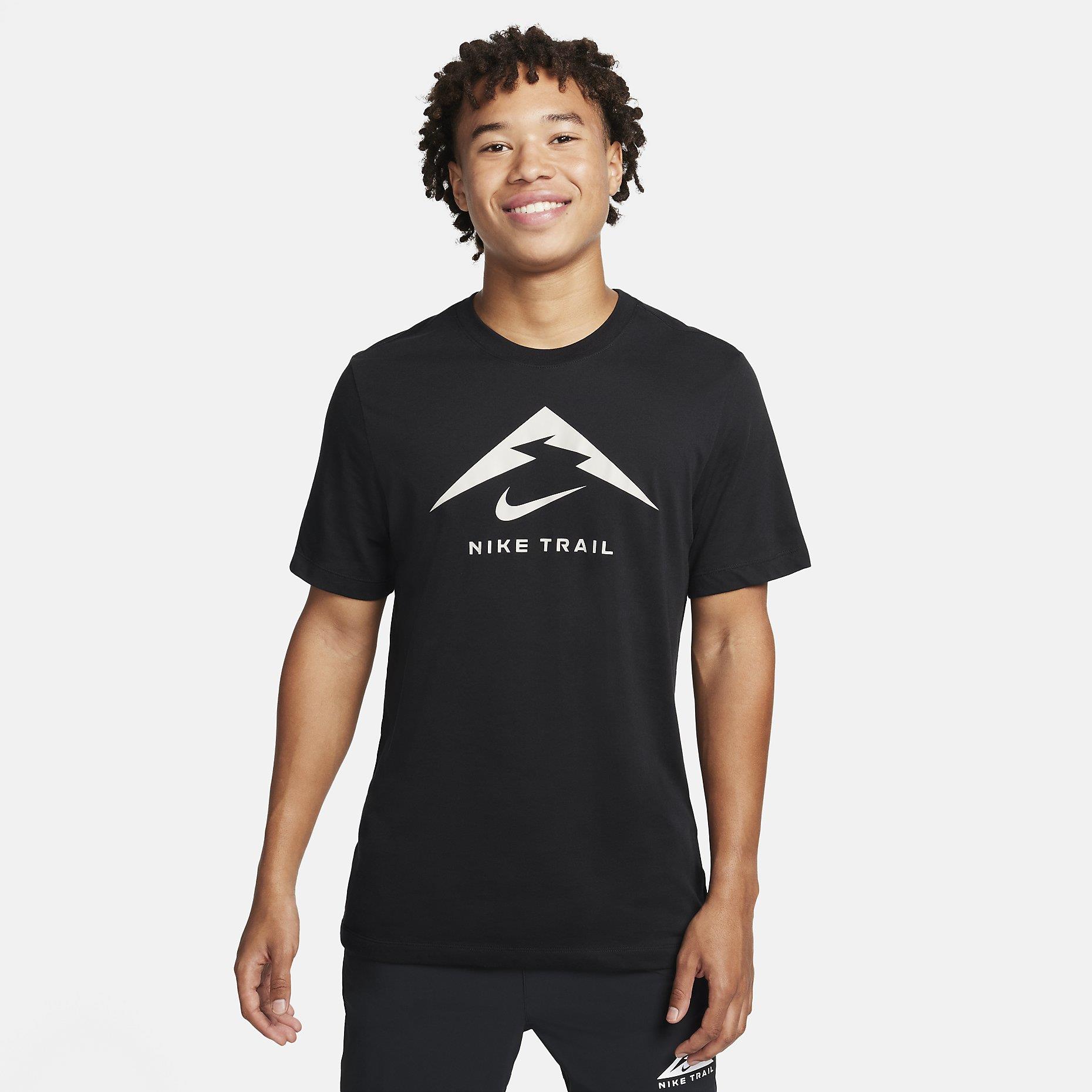 M NK DF TEE TRAIL LOGO - BEYAZ