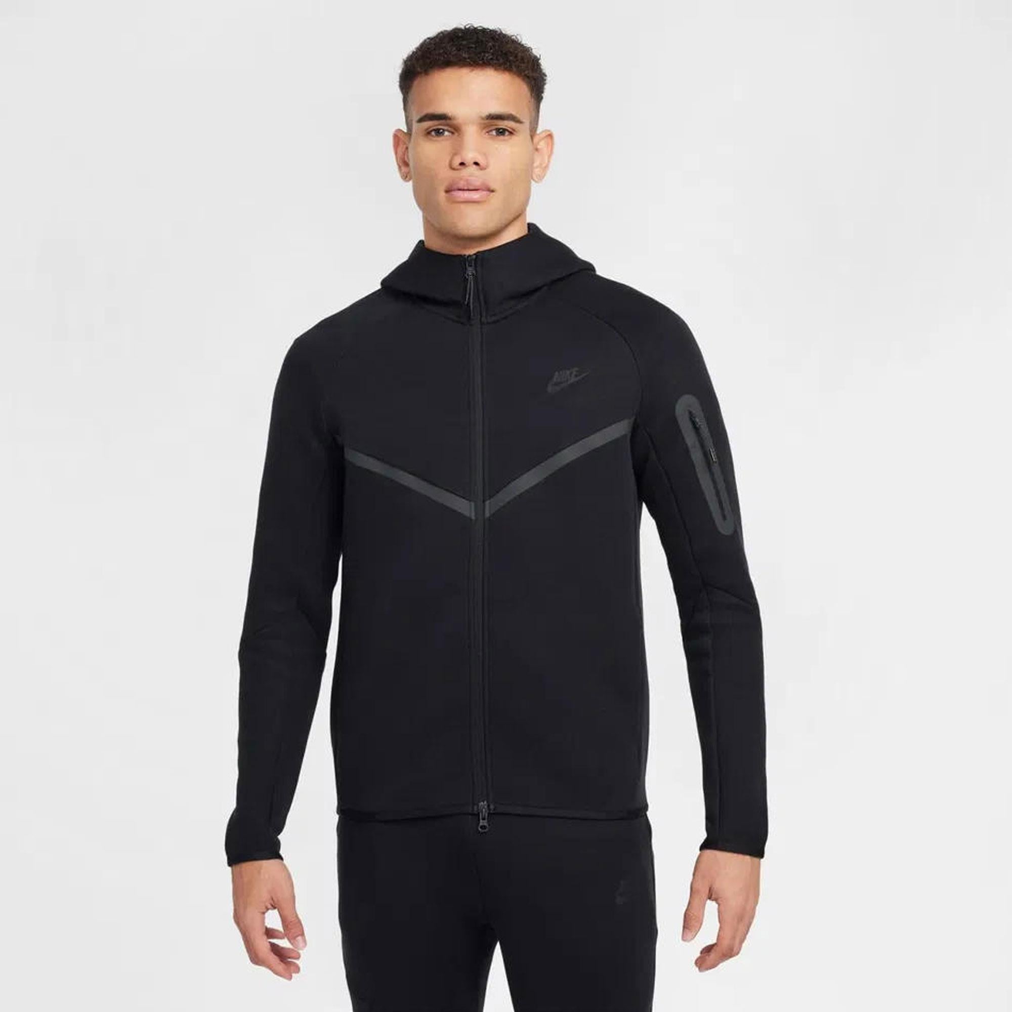 M NK TCH FLC FZ WR HOODIE - BEYAZ