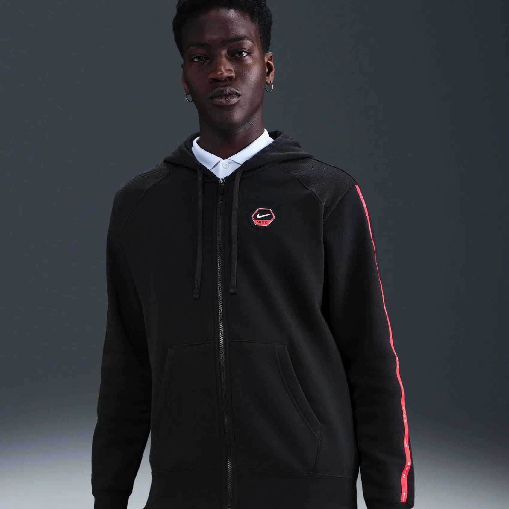 M NSW CS HOODY FLC BB - BEYAZ