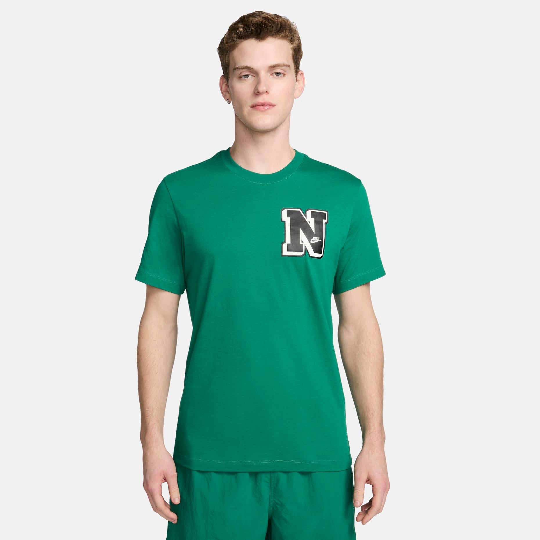 M NSW TEE CLUB SSNL LBR - KIRMIZI/KREM
