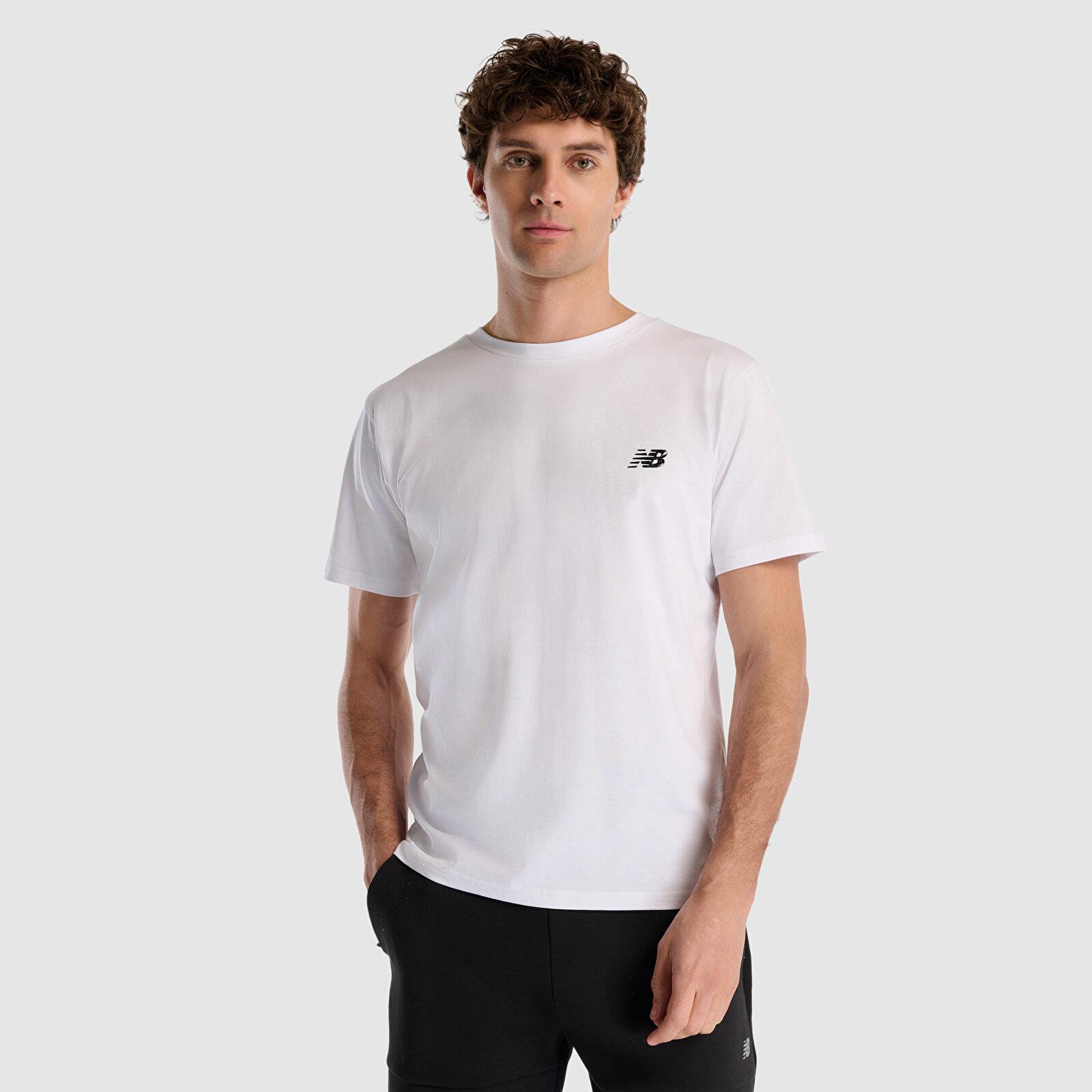 NB Lifestyle Men Tshirt - BEYAZ