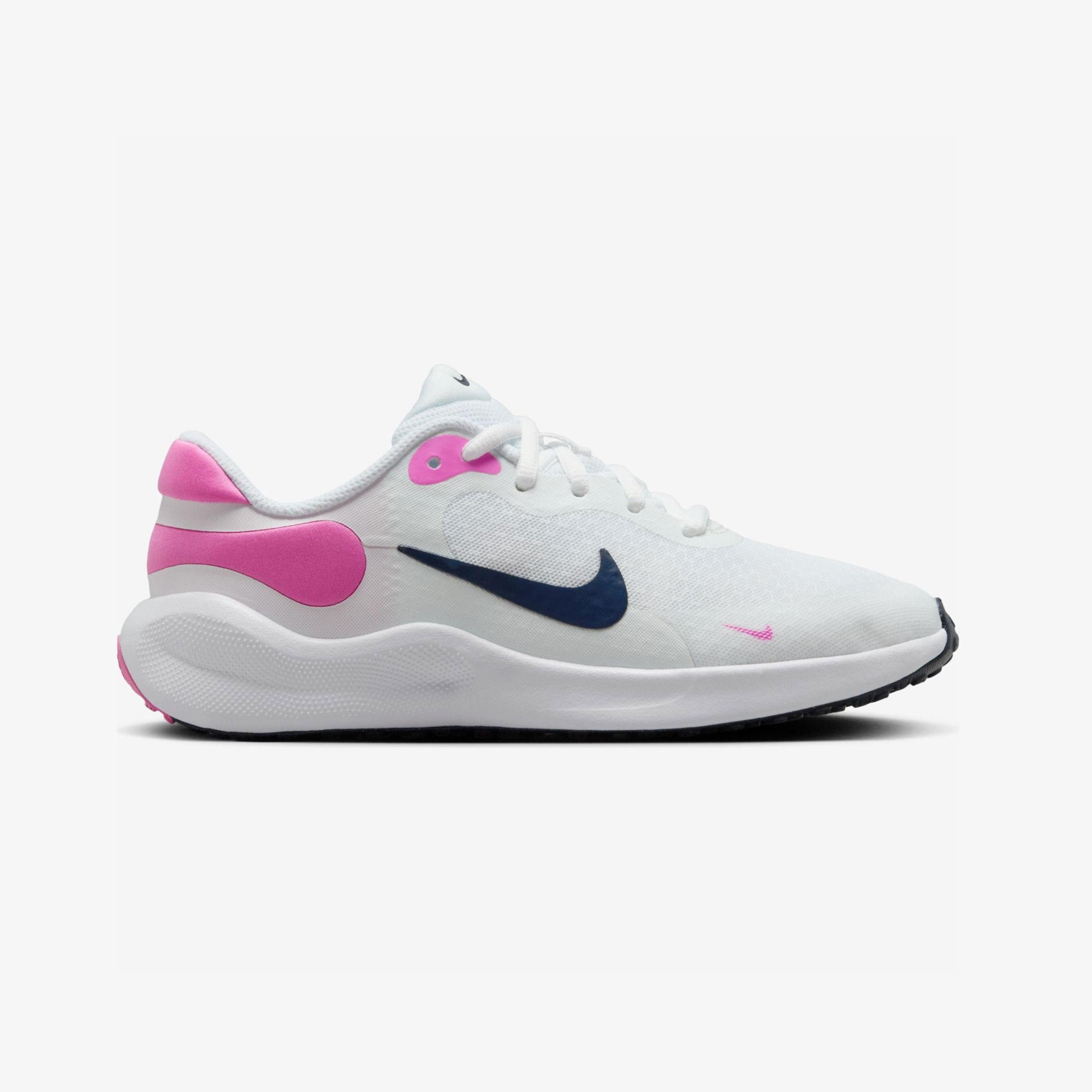 NIKE REVOLUTION 7 (GS) - GÜMÜŞ NUBUK