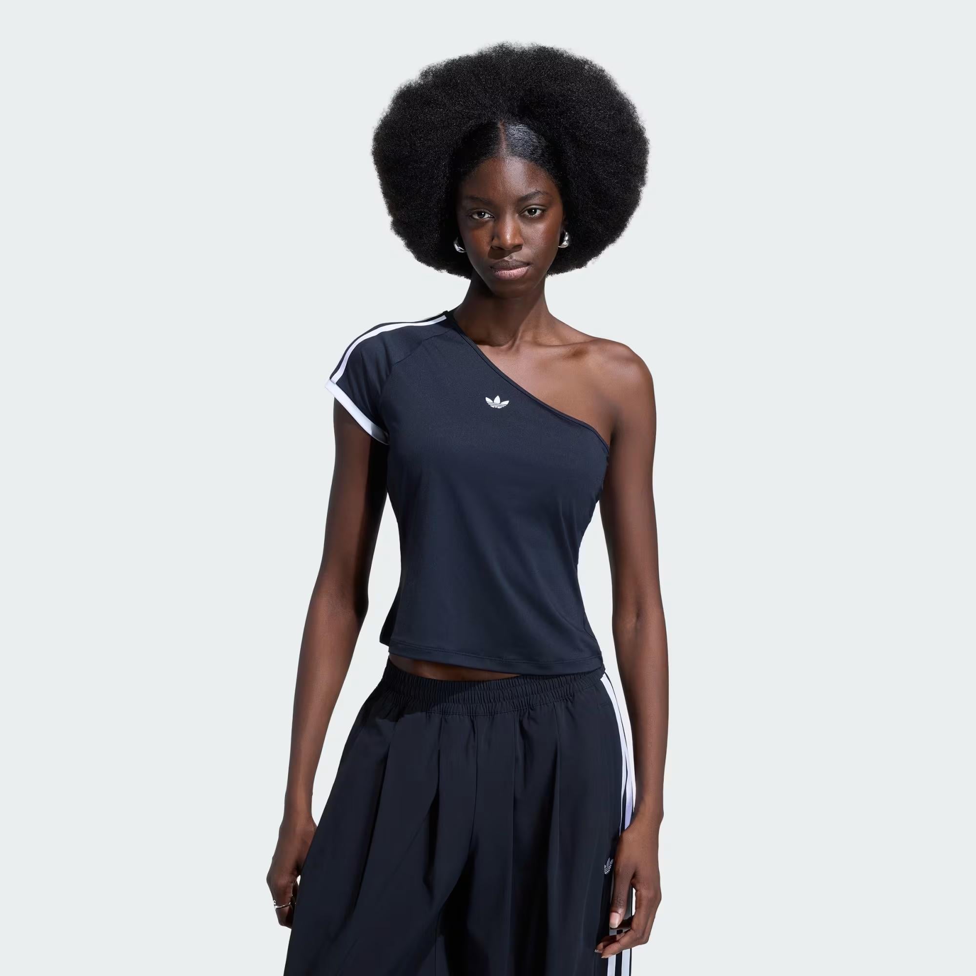 OFFSHOULDER TEE - ADIDAS SIYAH