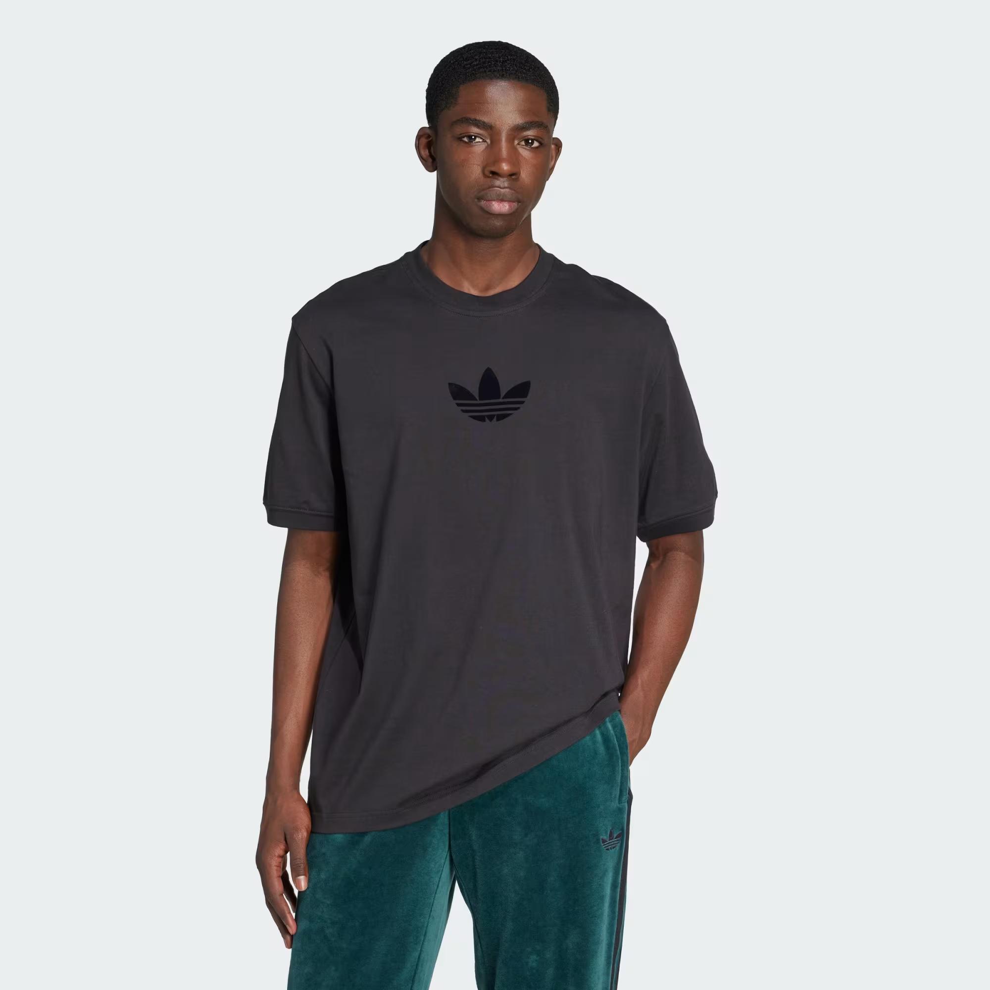 Oversize tee - ADIDAS SIYAH