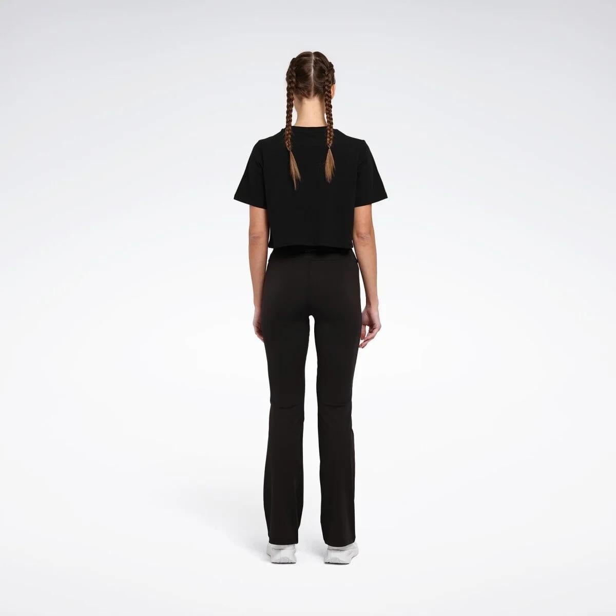 Reebok NEW ID REG CRO TEE -SHIRT Kadın Sweatshirt - SİYAH