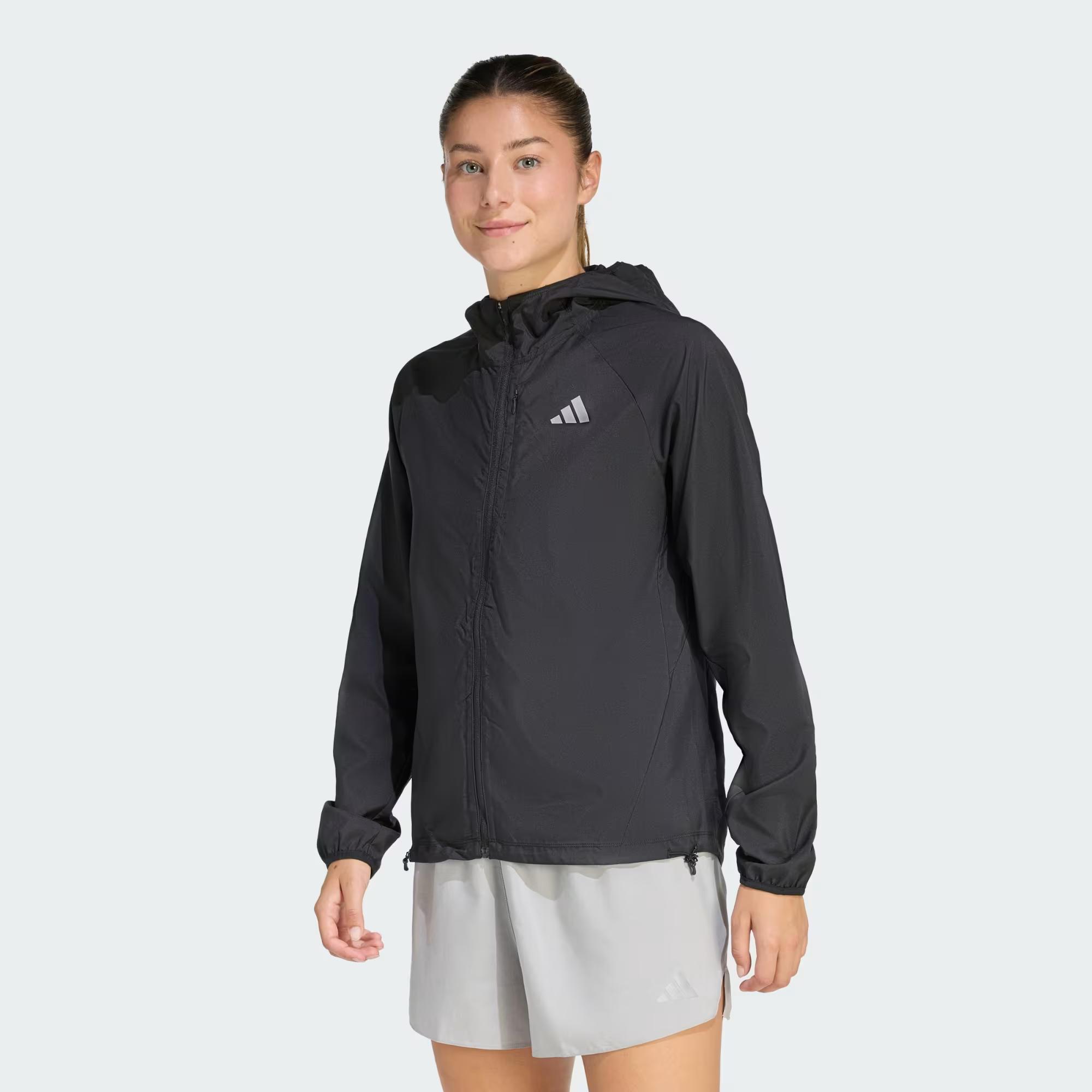 Run Ess JKT W - ADIDAS SIYAH