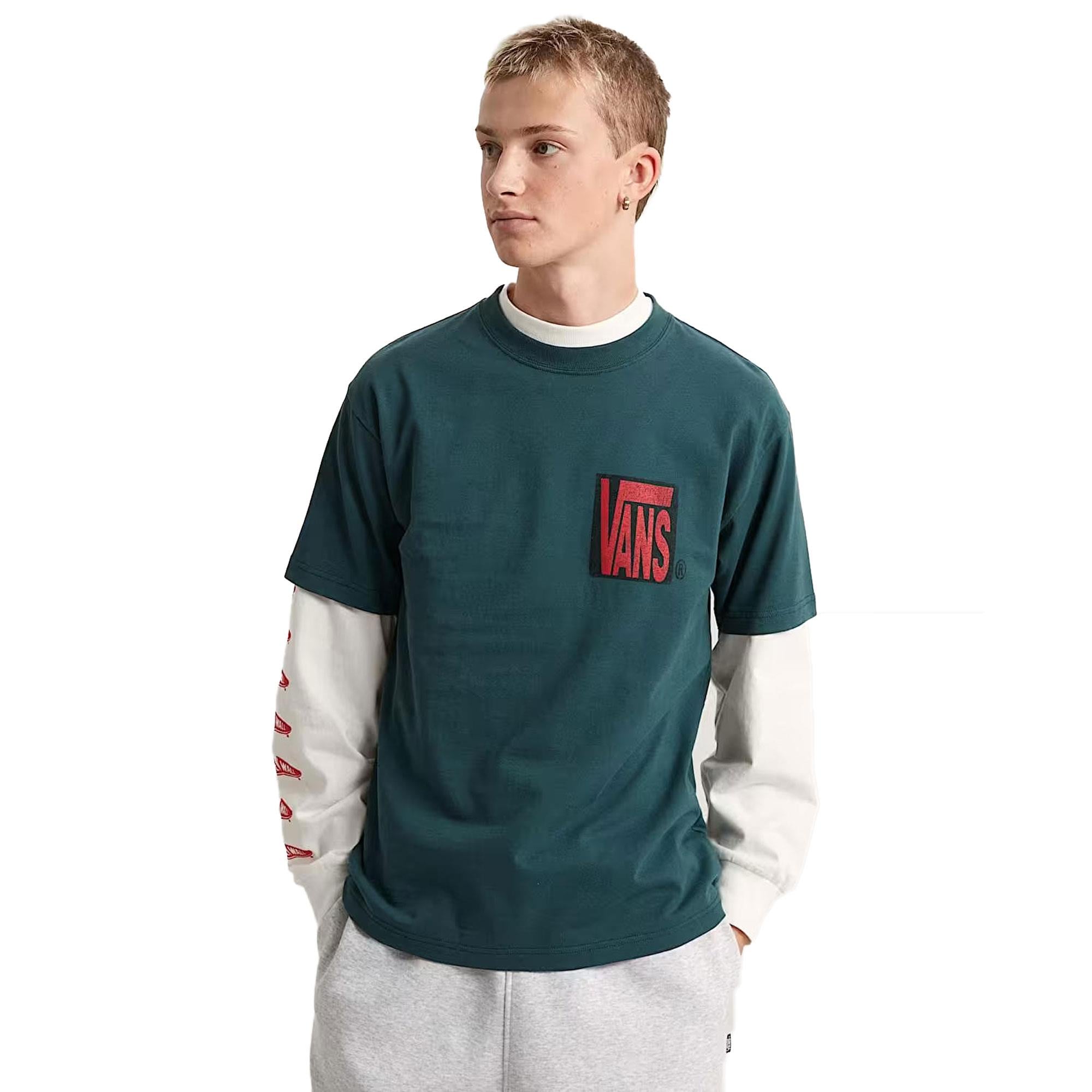 Stretch Stack Crackle SS Tee - SIYAH