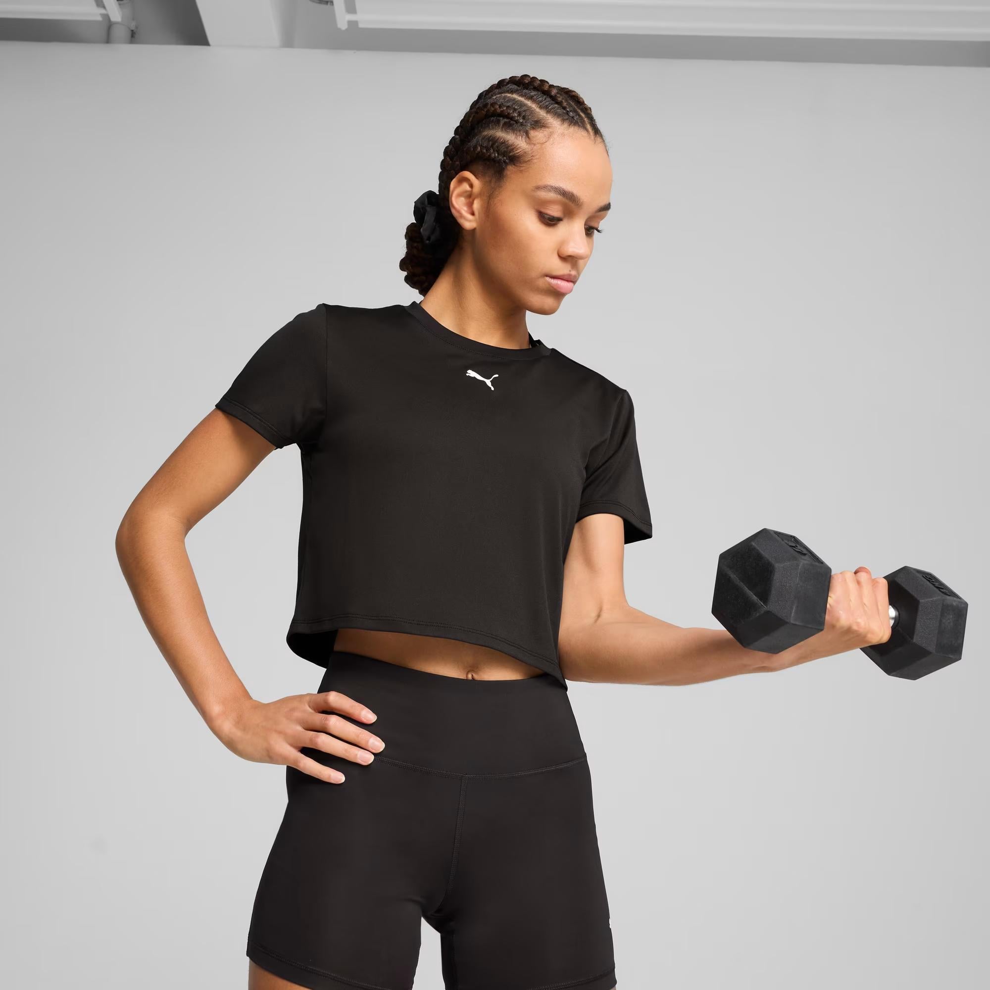 TAD ESSENTIAL W Baby Tee - PUMA 01